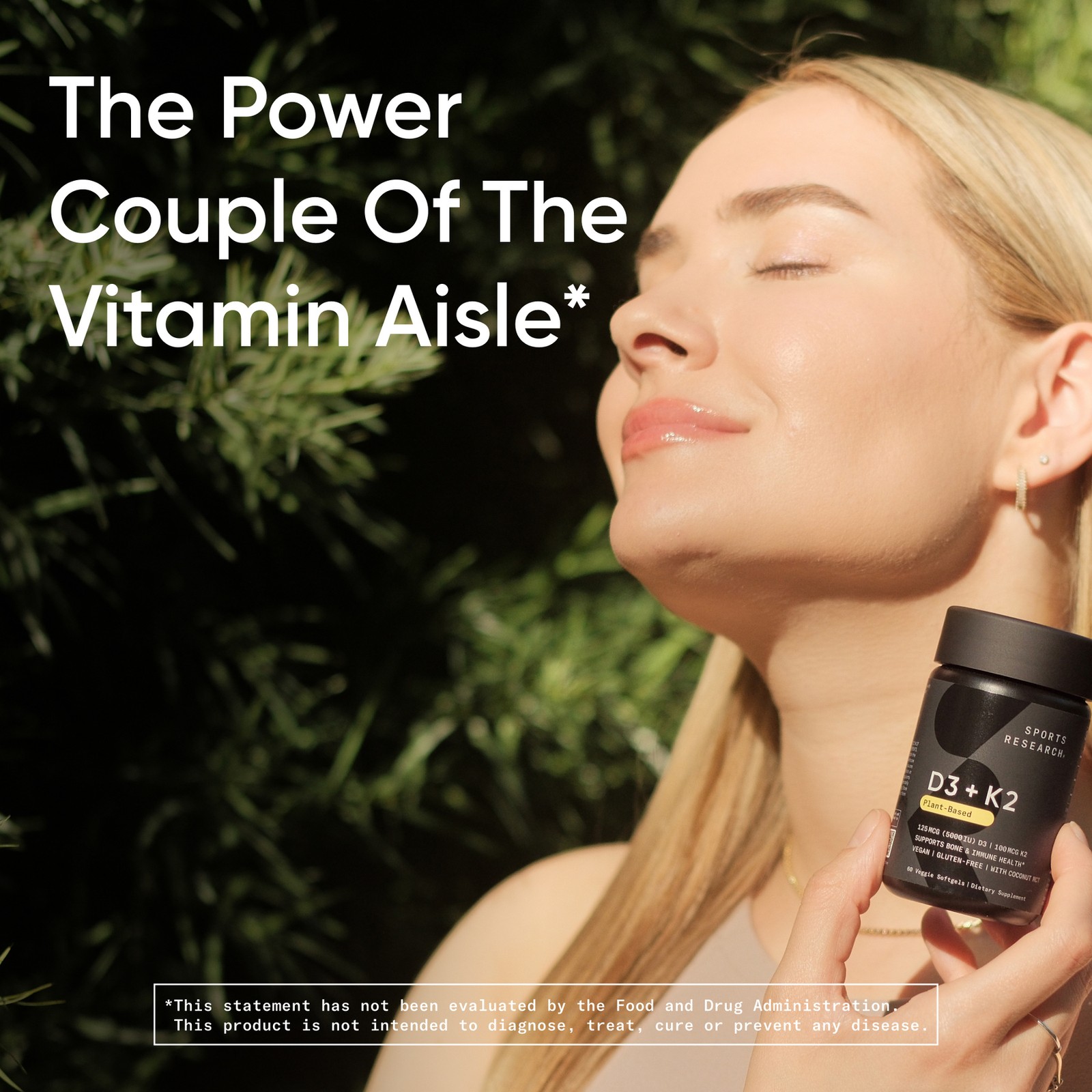 Vitamin D3 K2 – 5000iu of Vegan D3 & 100mcg of Vitamin K2 as MK7 – 60 Softgels