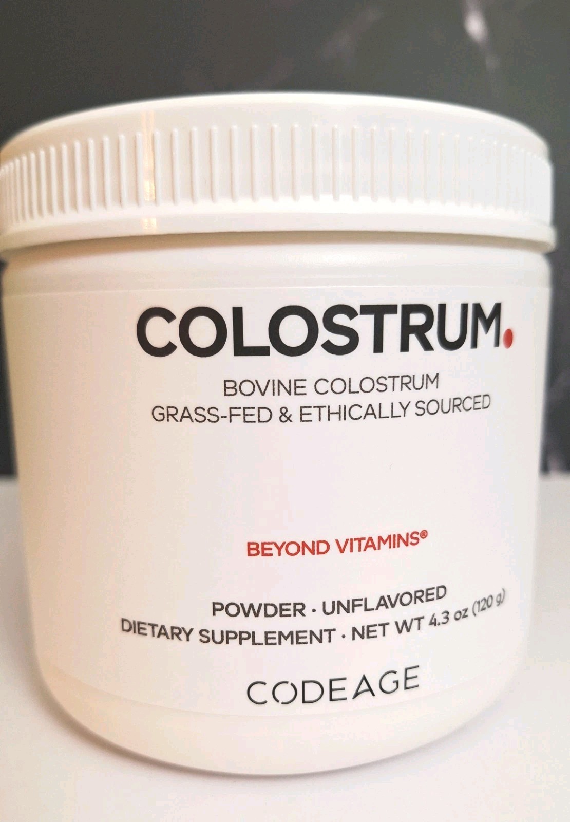 Codeage Grass-fed Colostrum, Unflavored, 120 Serv, Ethically Sourced, 07/2028✨️