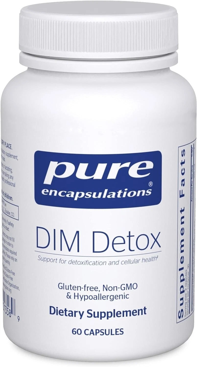 Pure Encapsulations DIM Detox – 60 Capsules – EXP 2028+
