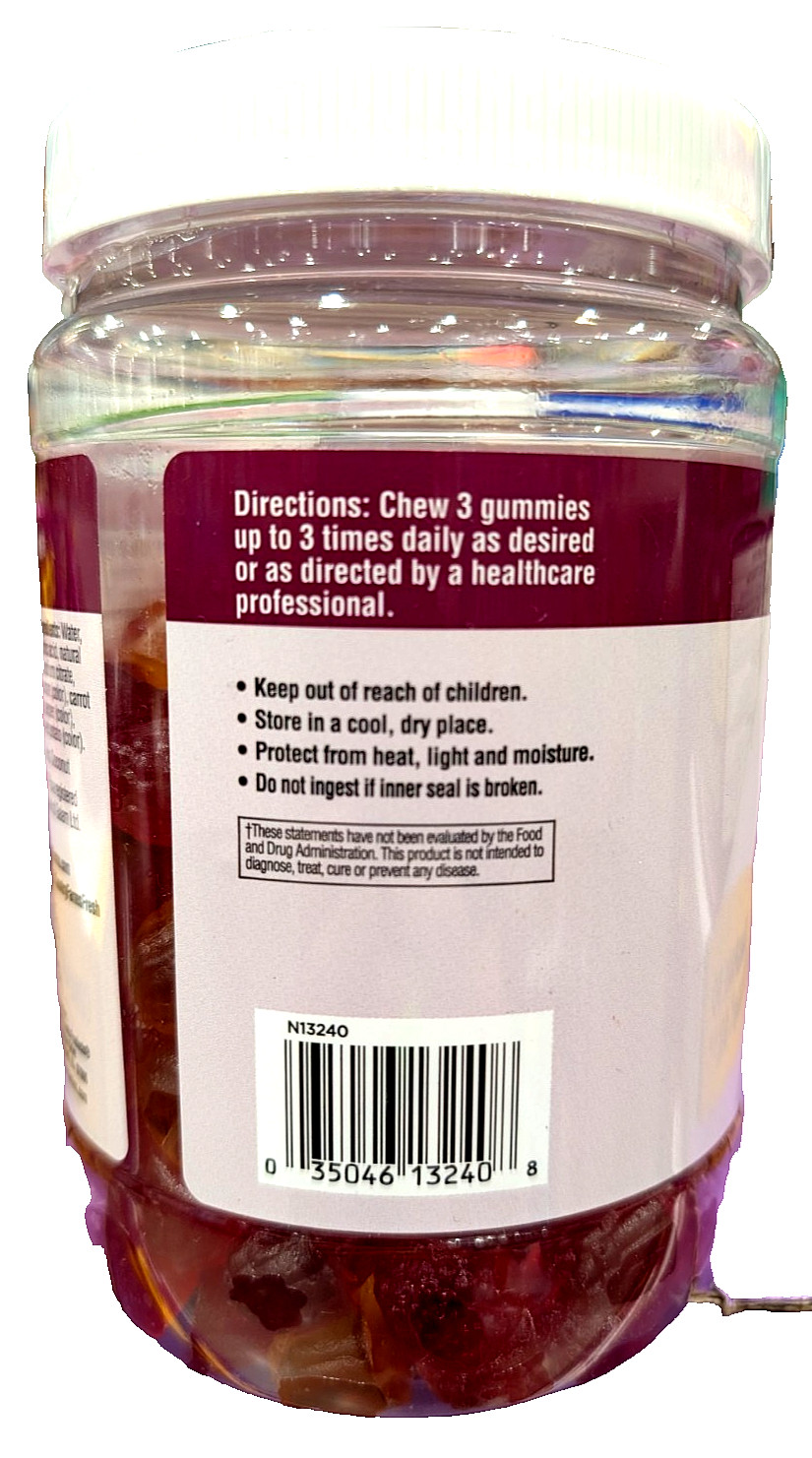 Country Farms Fiber Care 240 Prebiotic Fiber Gummies Mixed Fruit EXP 09/2025