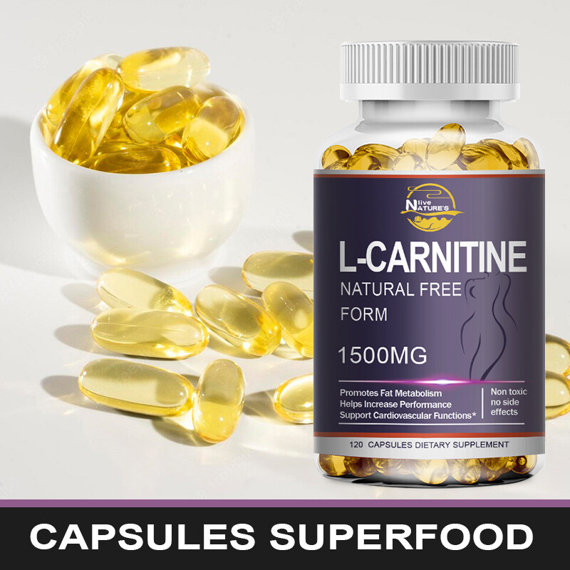L-Carnitine 1500mg, High Potency Supports Natural Energy Production 120 Capsules