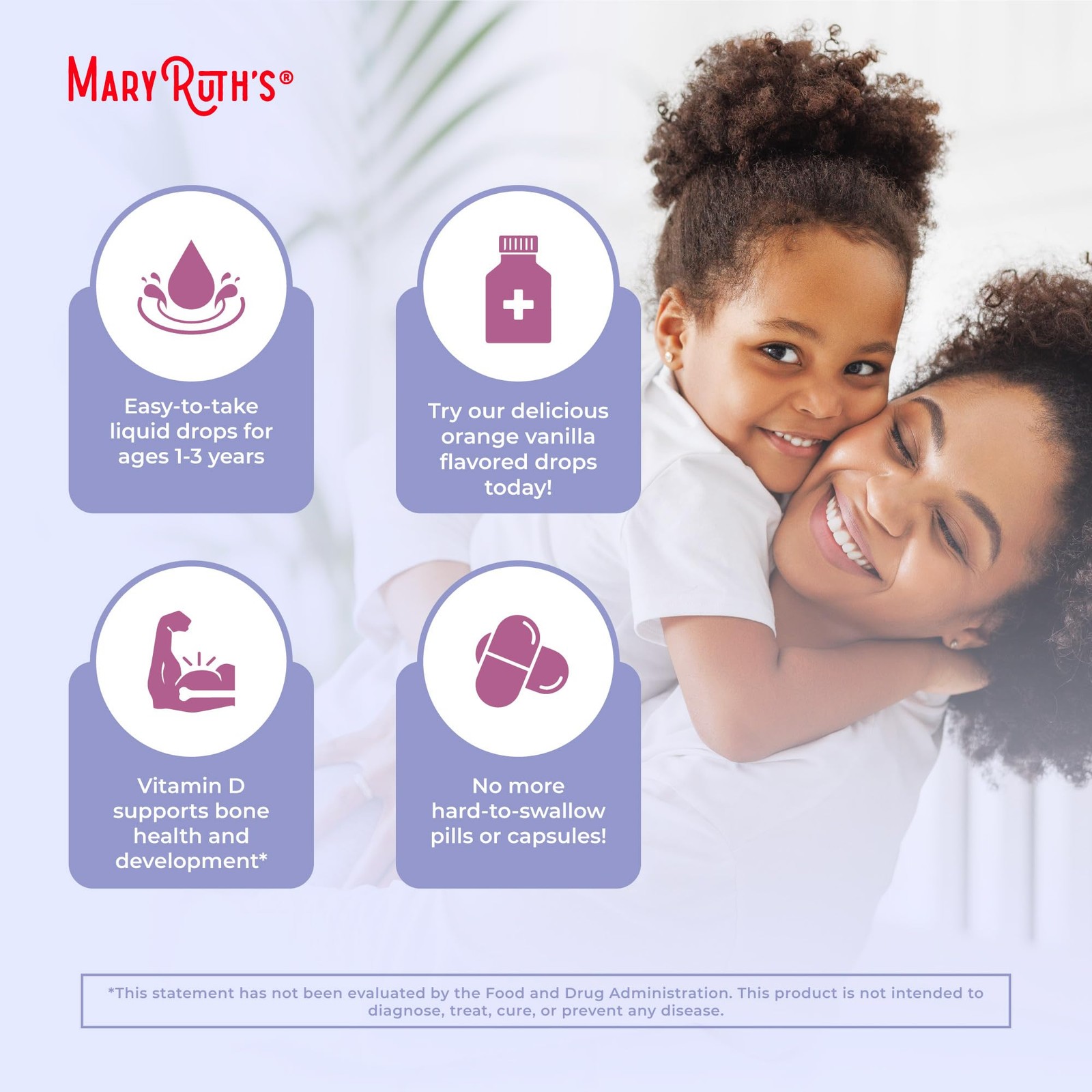 MaryRuth’s Toddler Multivitamin | Vitamin A C D E B6 B12 2 Fl Oz (Pack of 1)