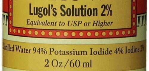 J.CROW’S Lugol’s Solution of Iodine 2% 2 oz Three Pack (3 Bottles)