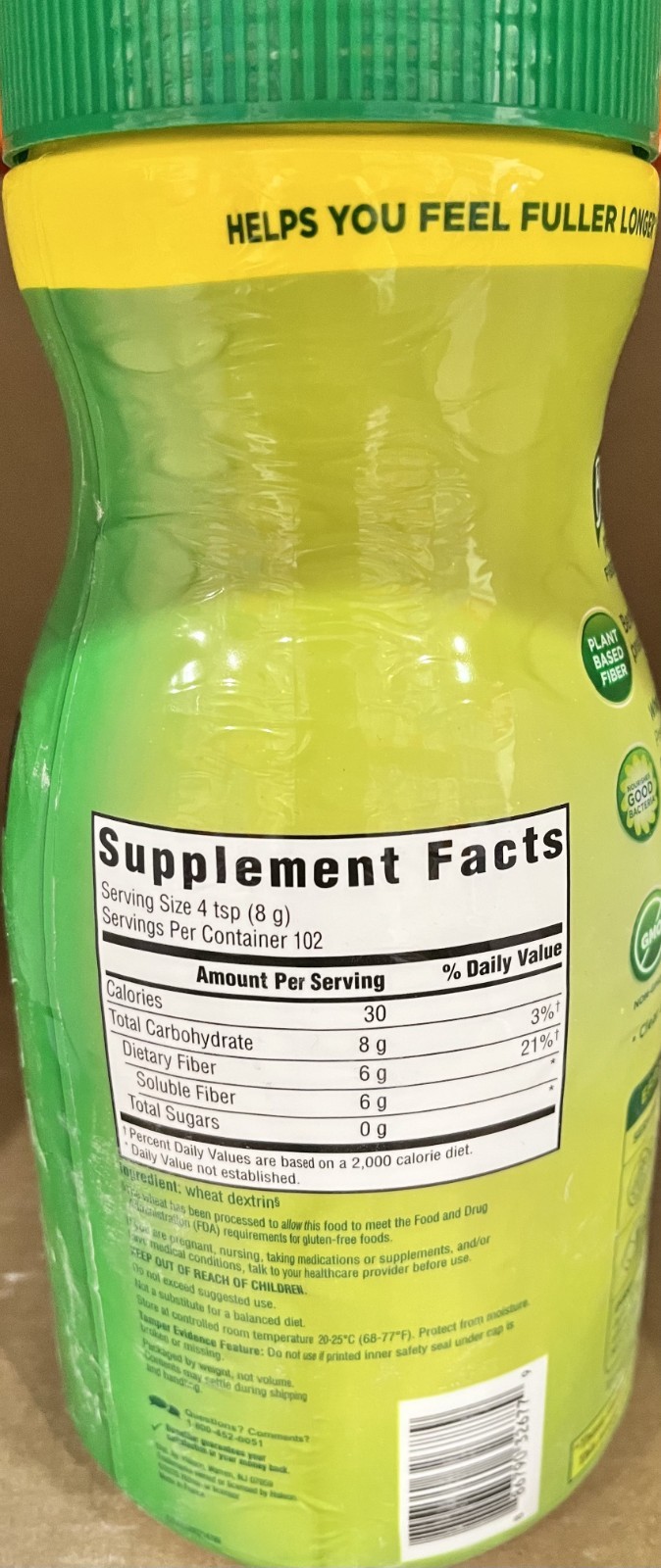 Benefiber Fiber Supplement Powder, 410 Teaspoons