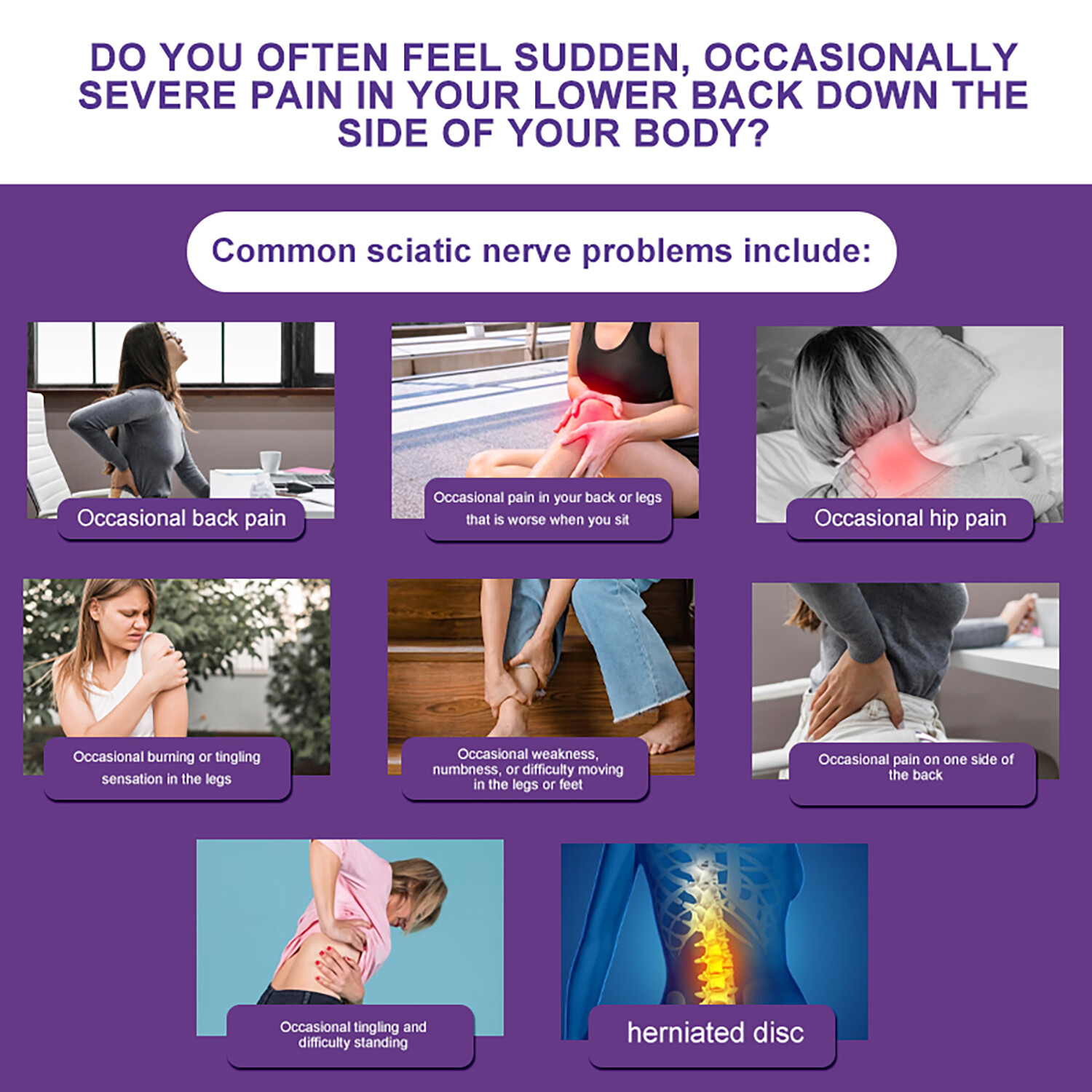 Sciaticare Capsules 792.1mg – Hip Joint Sciatica Pain Relief & Inflammatory
