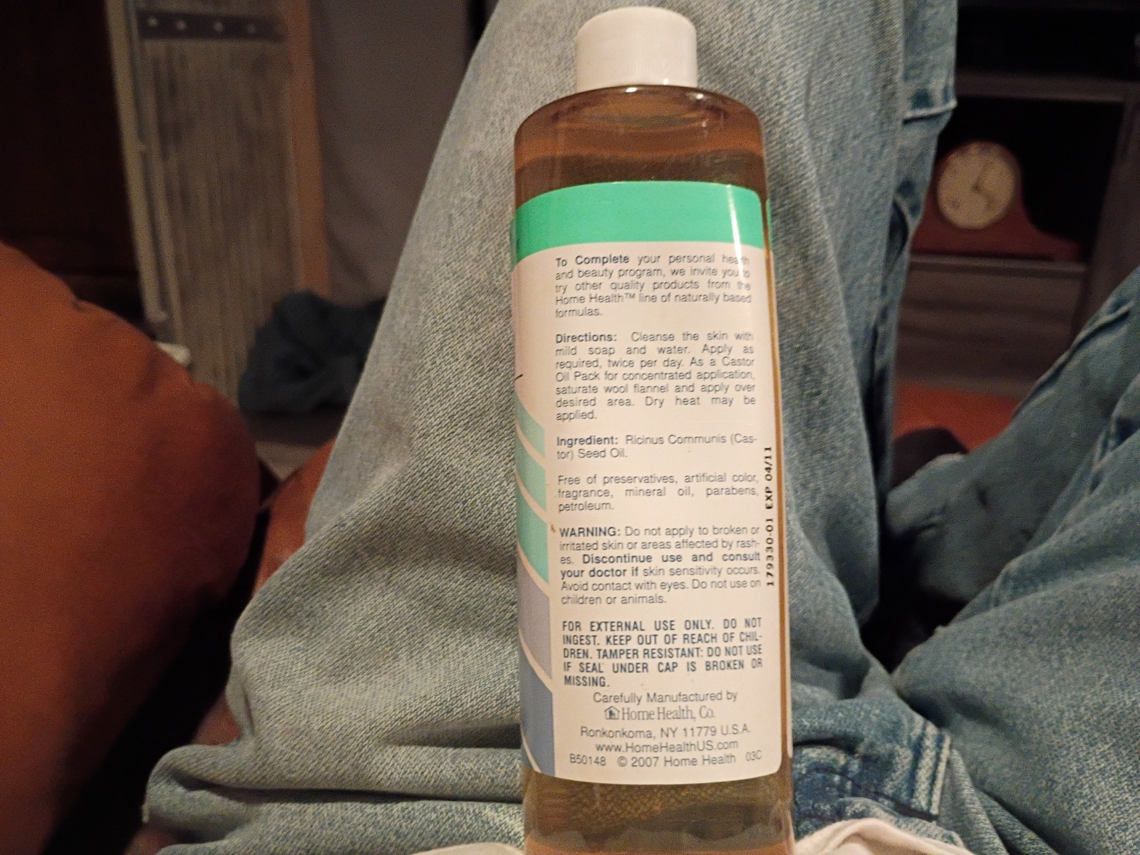Home Health Castor 0il 16fl.oz