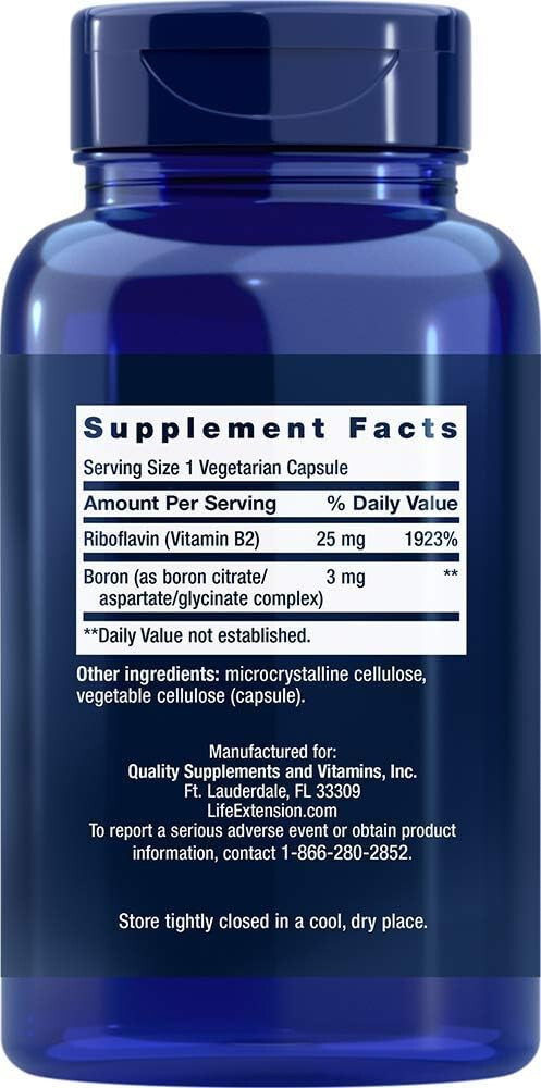 Life Extension Boron 3 mg 100 VegCaps 3-PACK