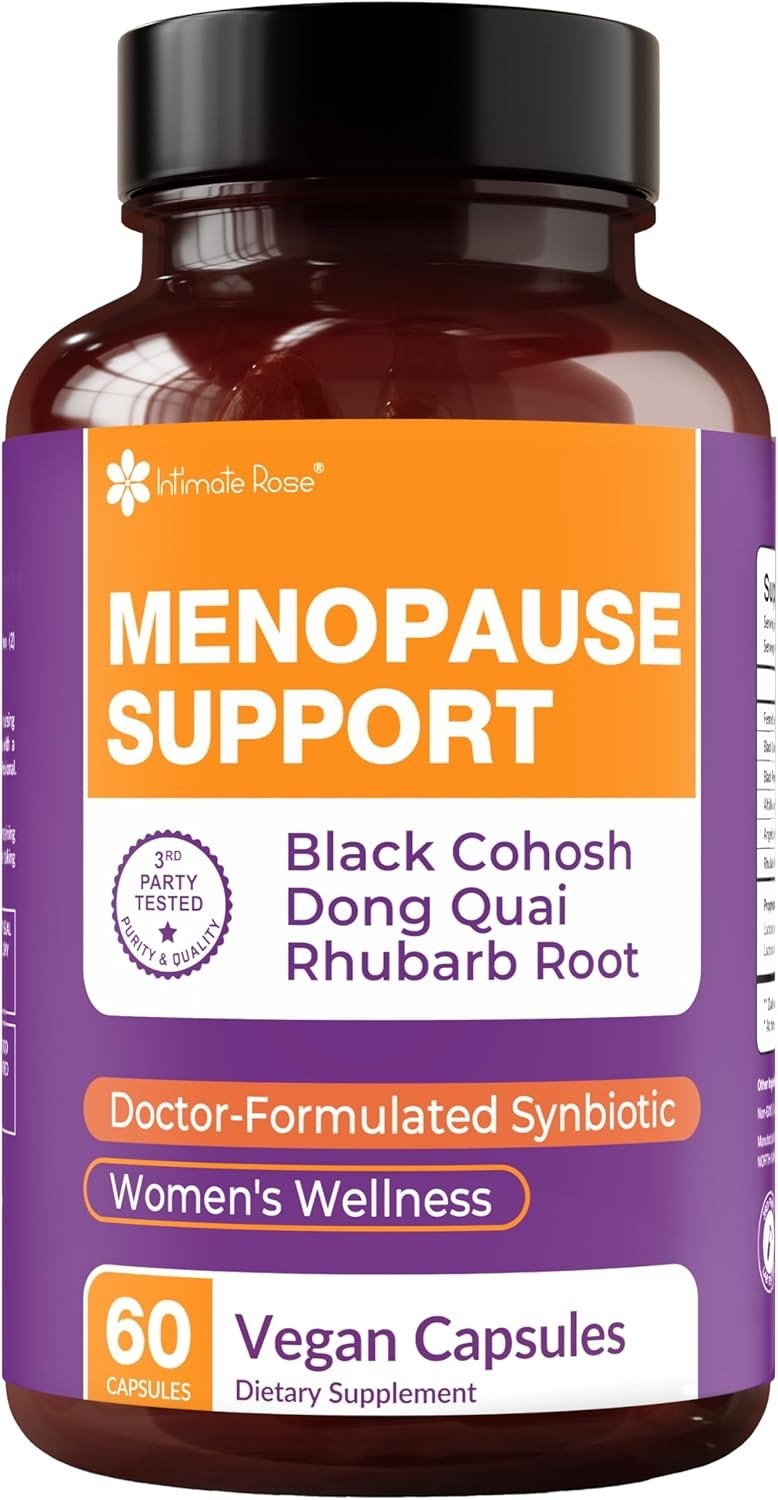 Menopause Support Supplement for Women Synbiotic with Black Cohosh, Dong Quai