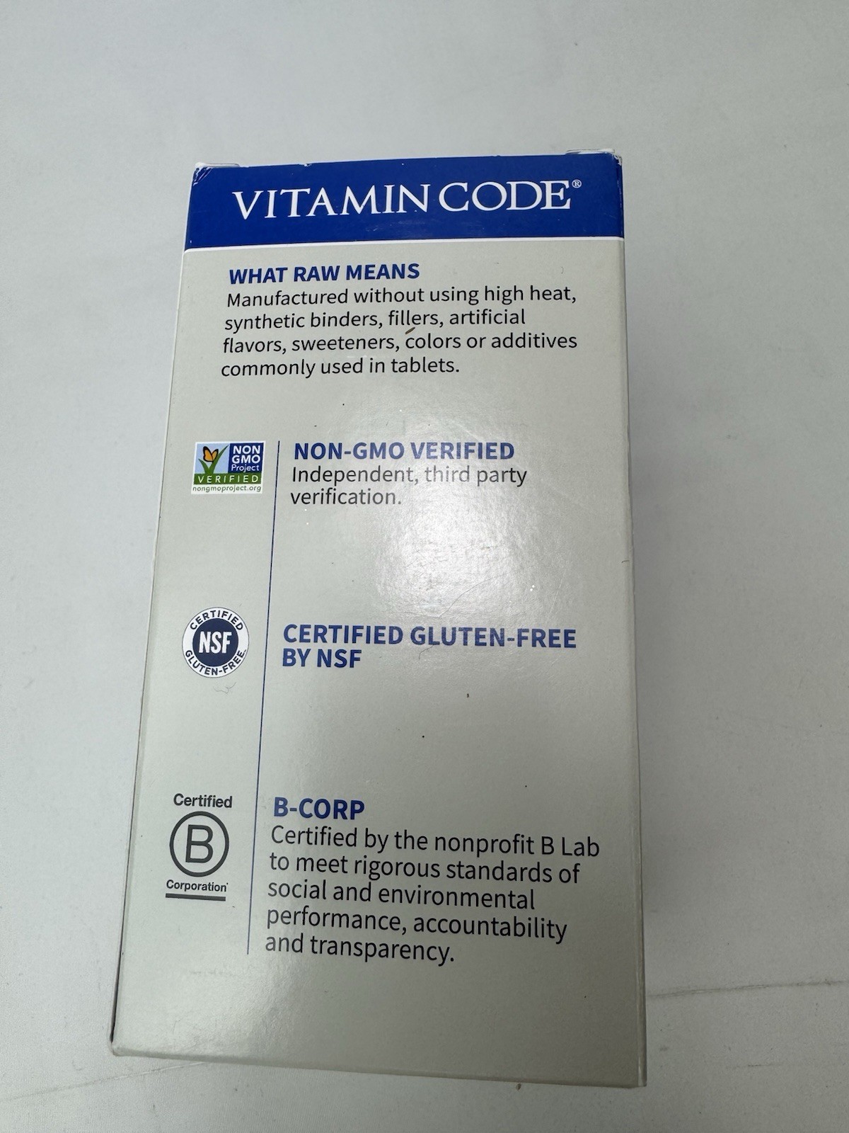 Garden of Life Vitamin Code Men Whole Food Multivitamin 120 Capsules