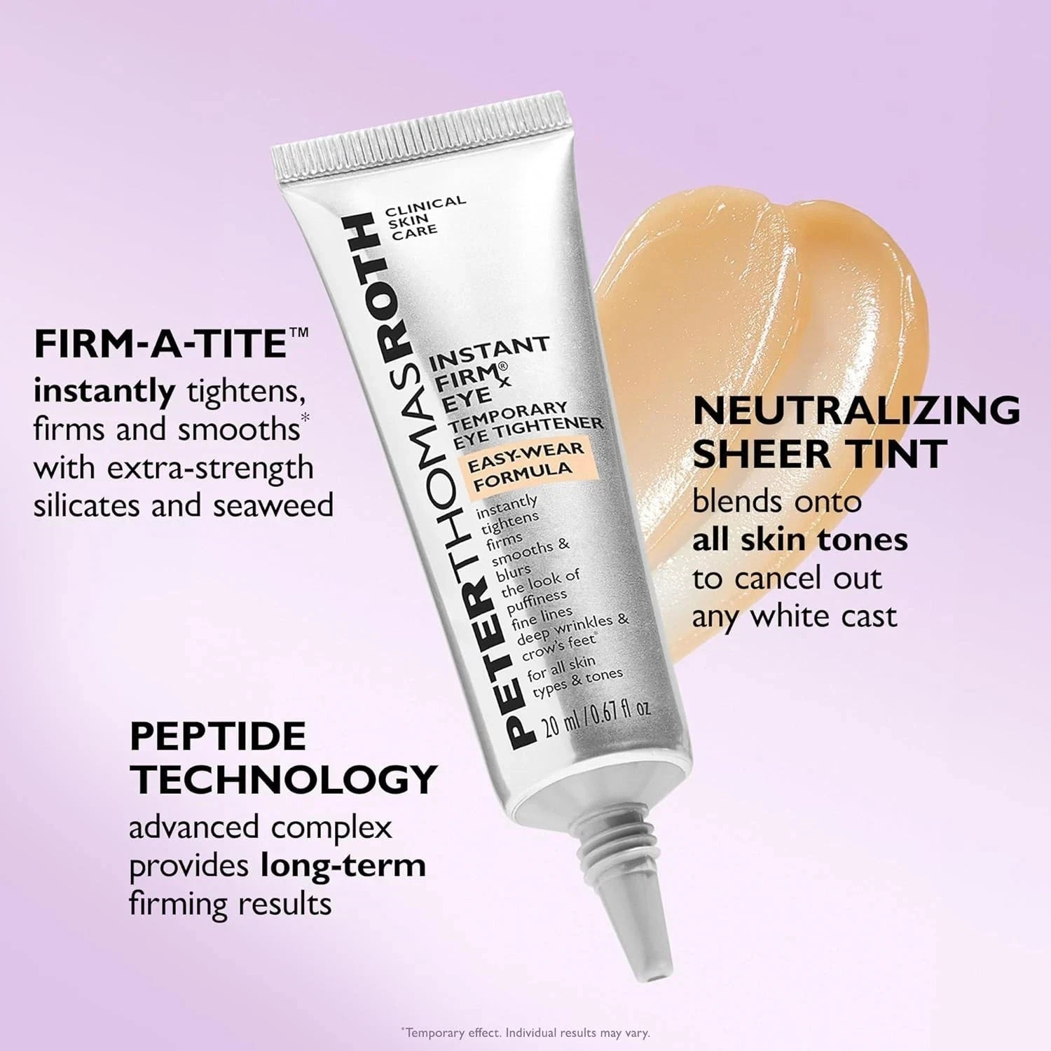 Peter Thomas Roth Instant Firming Eye Cream,Firm and Smooth the Look Fine Lines-