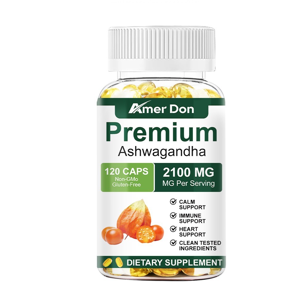 Ashwagandha Supplements Extra Strength Ashwagandha Capsules with 2100mg, 120 ct