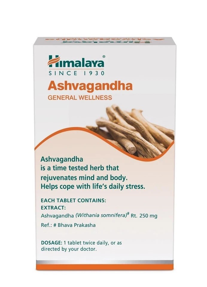 Himalaya Ashvagandha 120 Tablets | Stress Relief | Rejuvenates Mind & Body | I