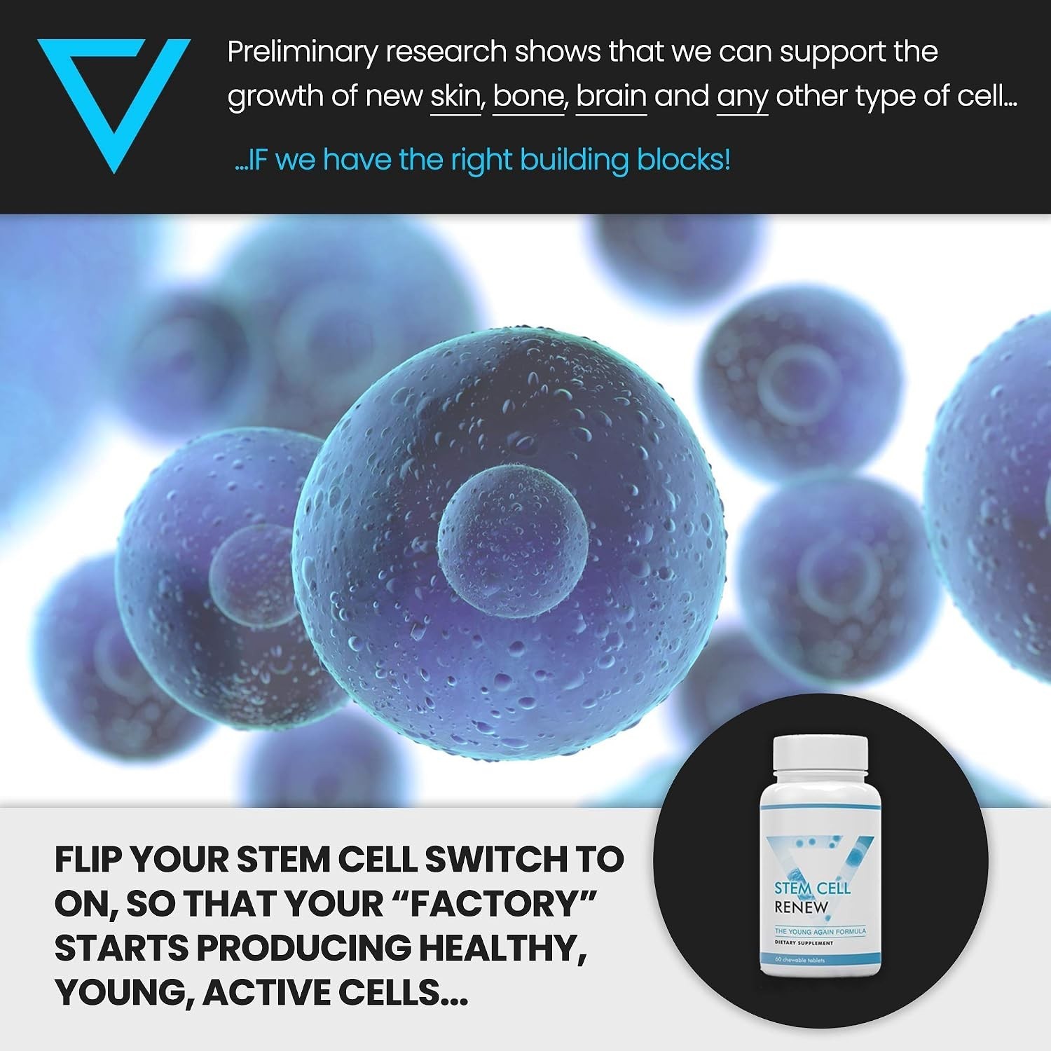 Stem Cell Renew: Natural Booster for Youthful Energy & Sharp Mental Clarity