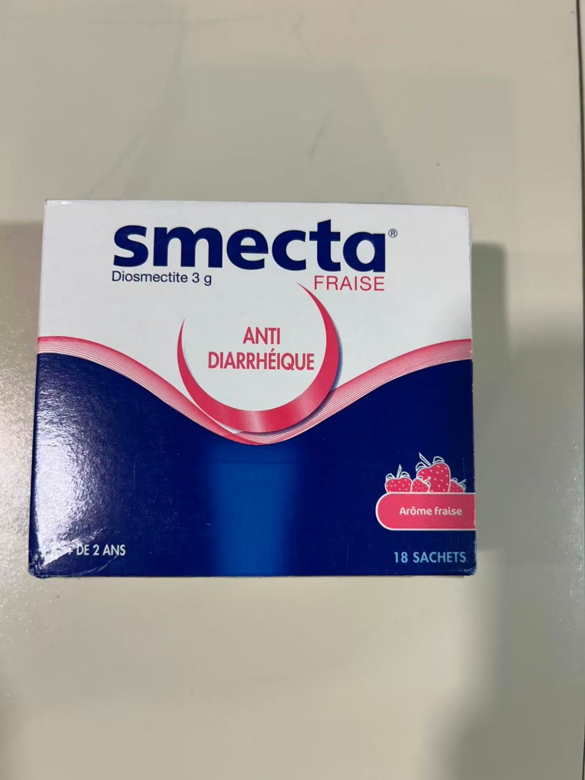 Smecta Strawberry Flavor – 18 Individual Sachets – EXP:08/2026