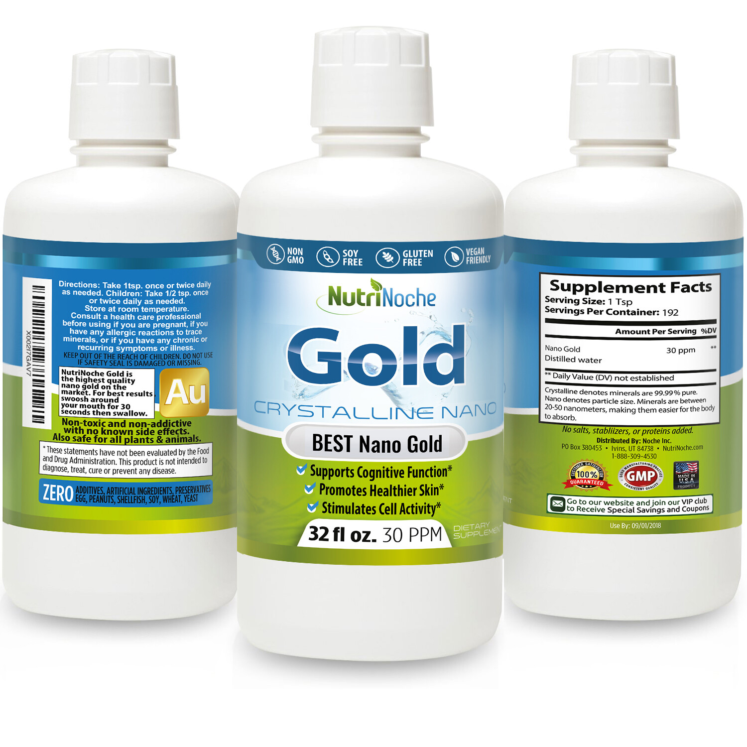 The BEST Colloidal Gold – Colloidal Minerals – NutriNoche Nano Colloidal Gold