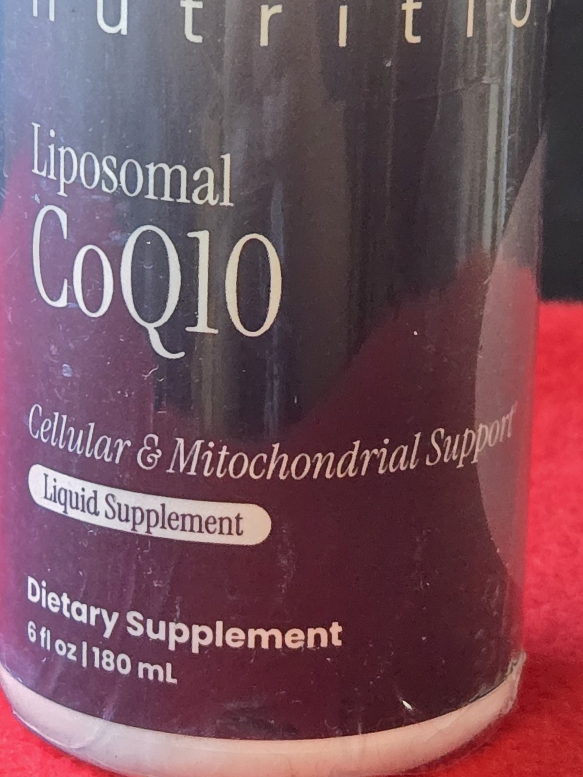 RHO Nutrition – Liposomal CoQ10 – 6 fl oz – Expiration: 02/2028