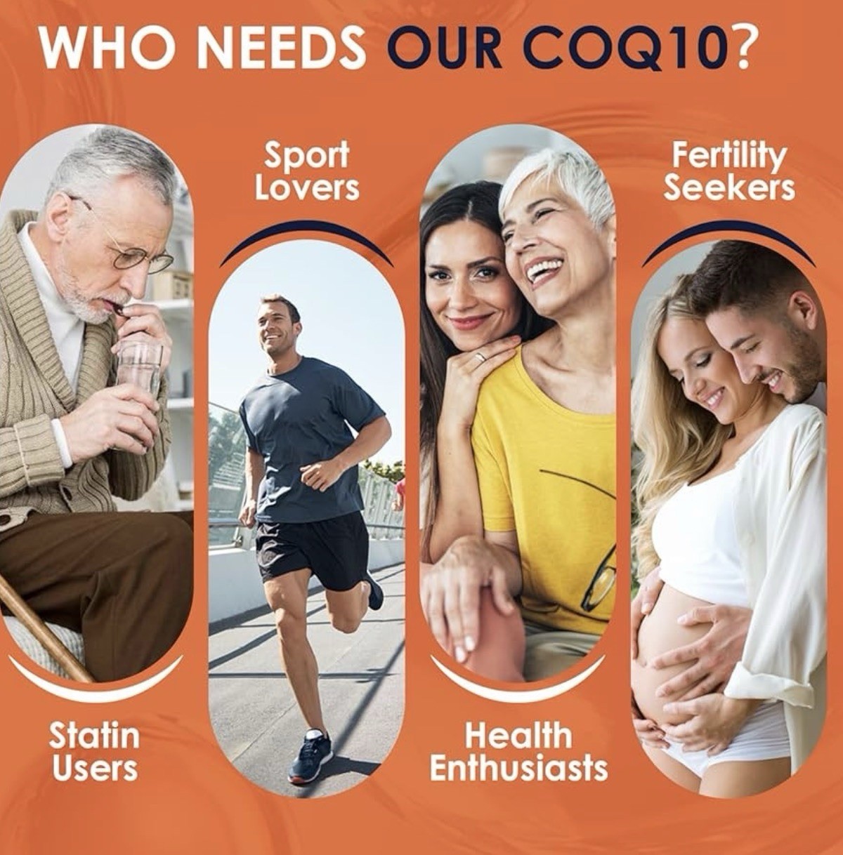 Ubiquinol CoQ10 300mg Softgels for Heart Health & Energy, 120 Count