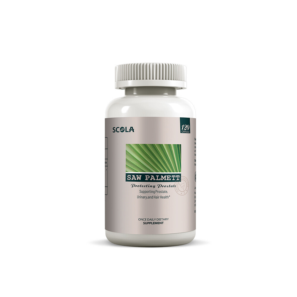 Saw Palmetto Capsules – Premium Prostate Health Support Supplement for Men 120Pc