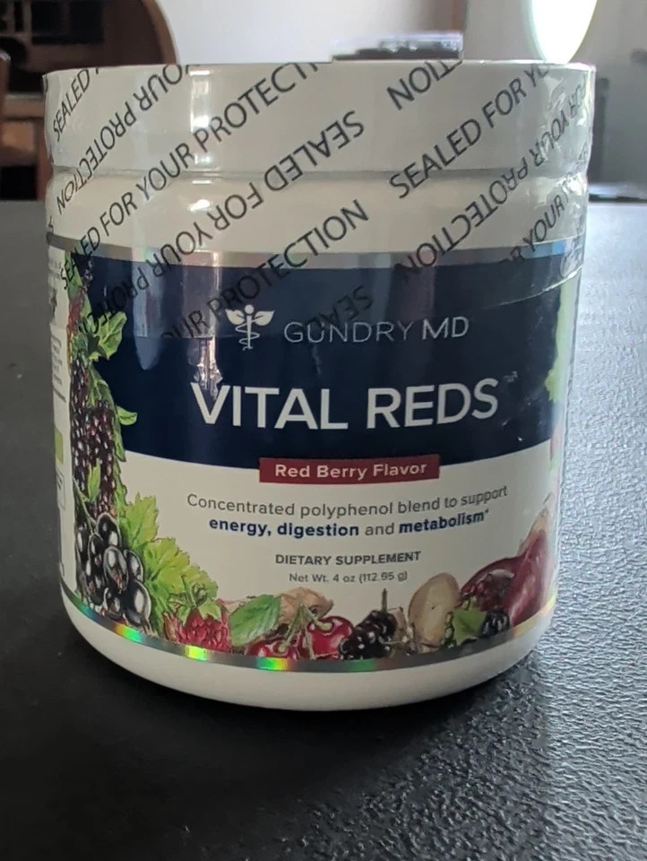 Authentic Vital Reds By Gundry MD Concentrated Polyphenol 4oz Powder