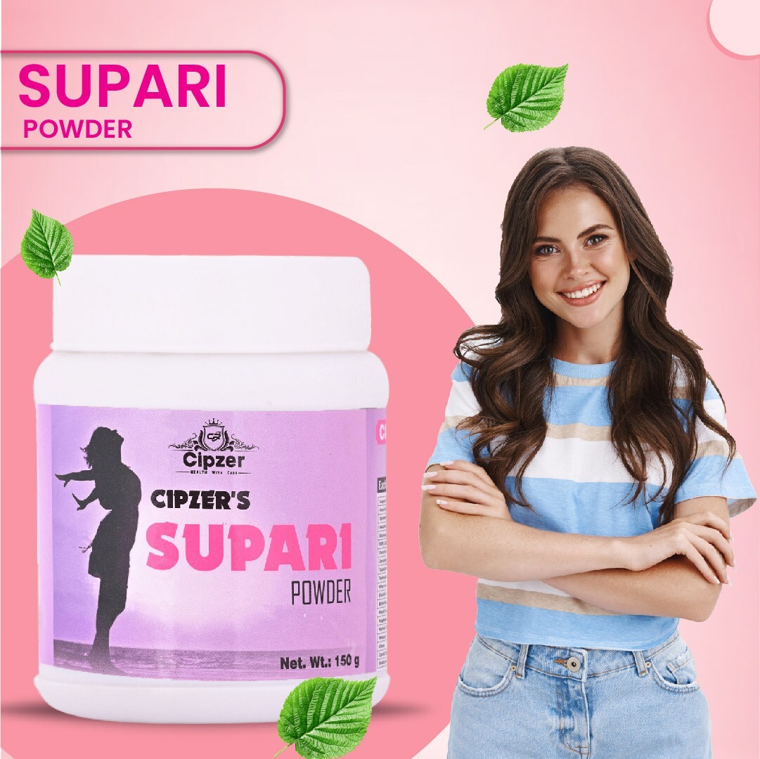 Cipzer Supari Powder 150 gm | Relief From Period Pain, Back Pain & Discomfort