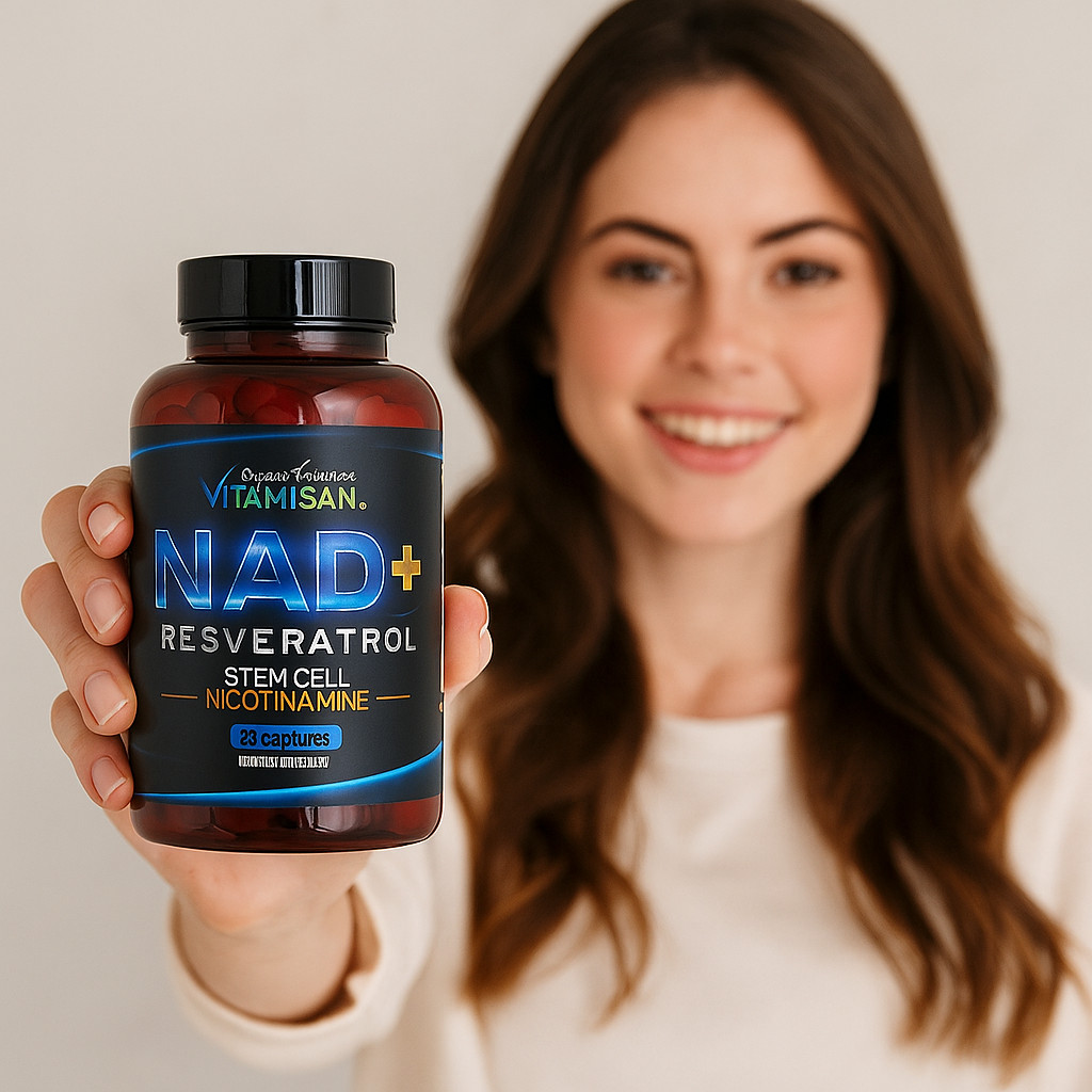 Resveratrol Cq10 NAD 1100mg, 90 Capsules Anti-Aging Antioxidants, Brain Support