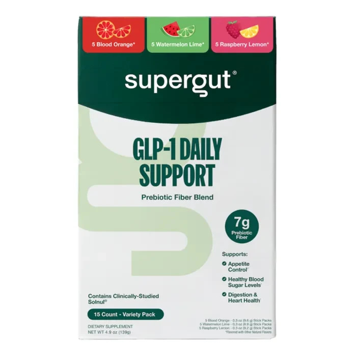 LOT of 2 Supergut Daily Support Prebiotic Fiber Blend | Variety Pack | NIB