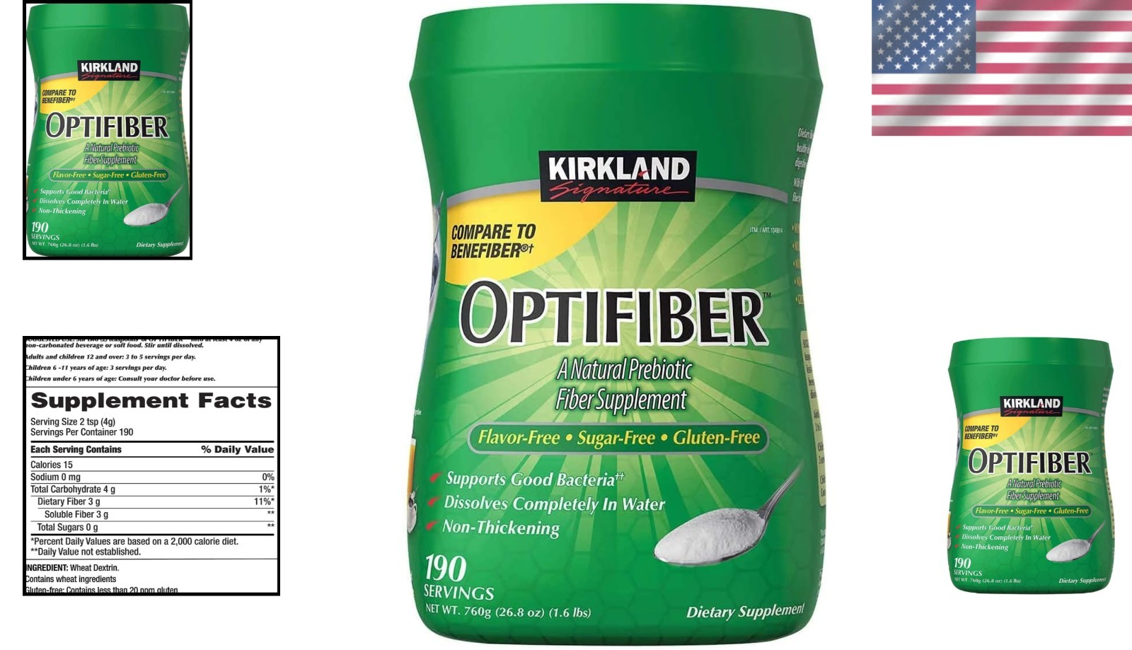 Signature OPTIFIBER 26.8 oz – Flavor-Free Dietary Fiber for Digestive Health