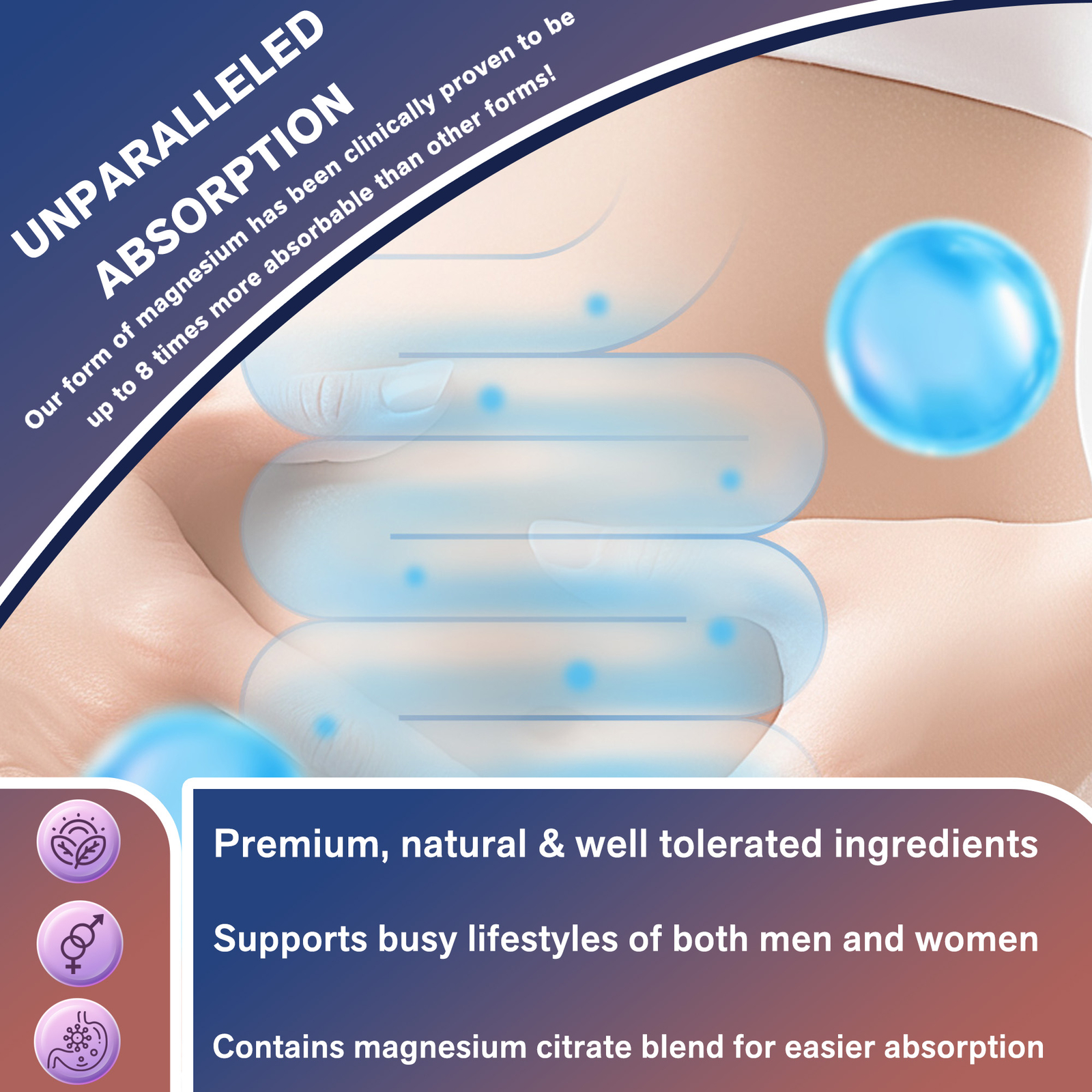 Magnesium 12 in 1 Complex – Magnesium Glycinate, Citrate, Malate, L-Threonate