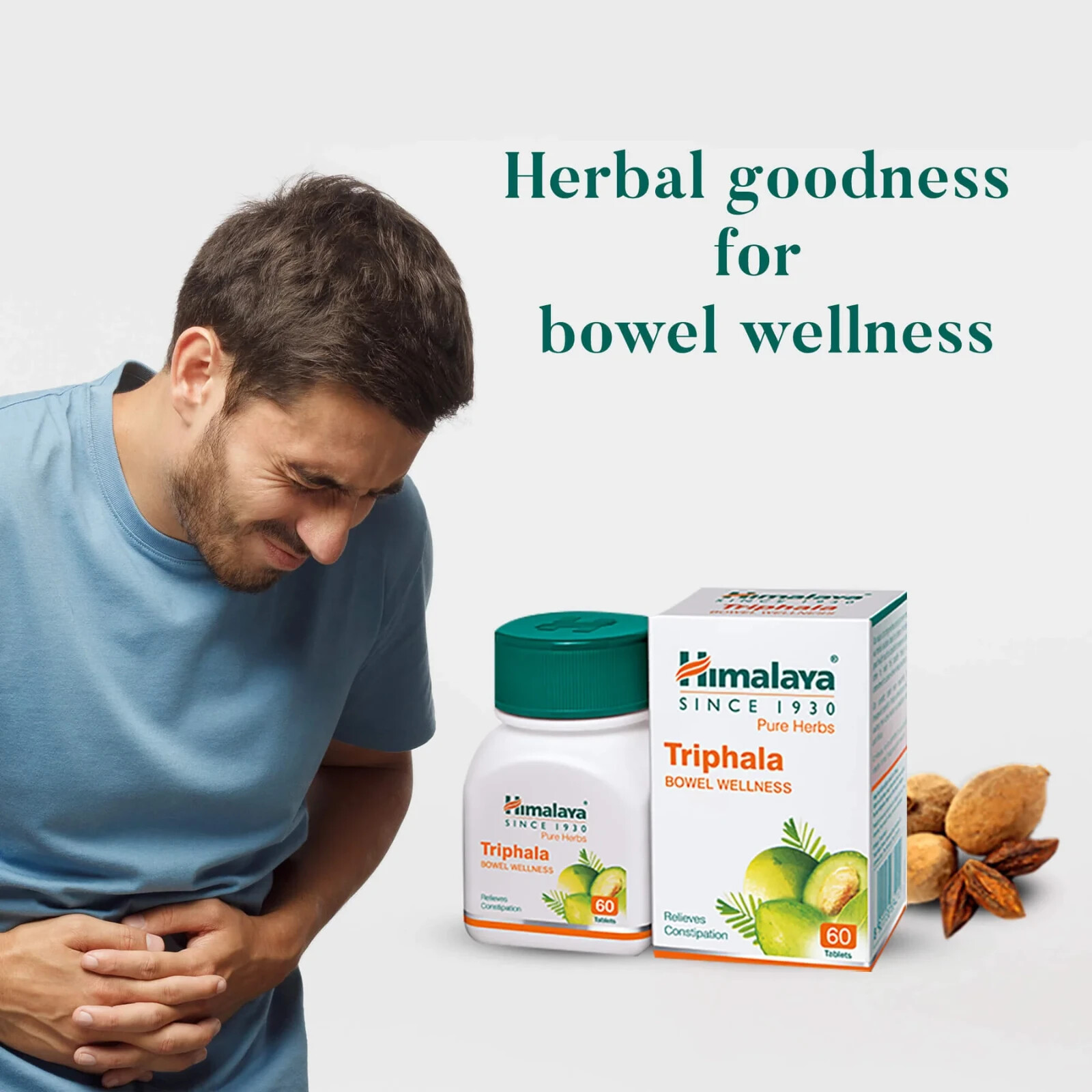 Himalaya Triphala 60 Tabs Support Digestion & Relives Constipation (FREE SHIP)