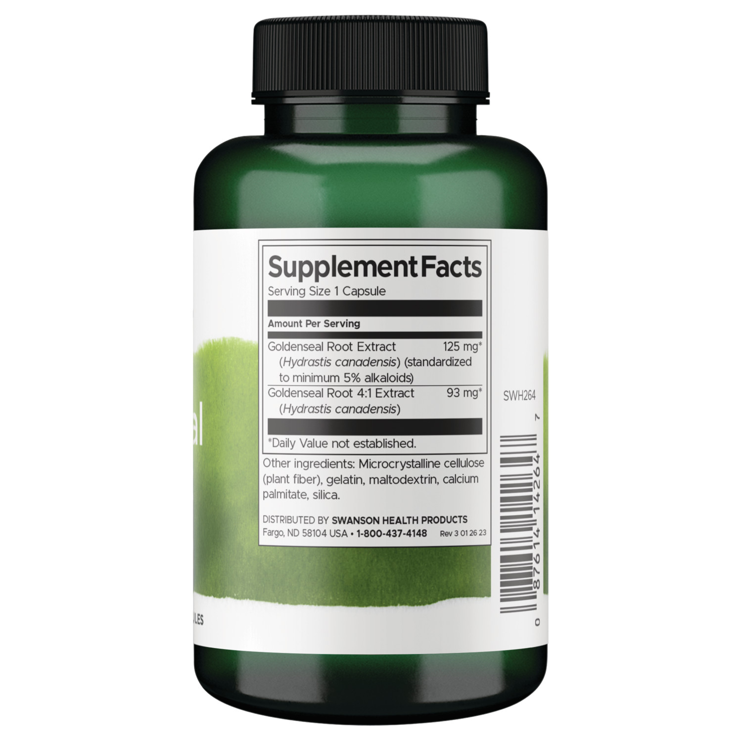 Swanson Senna Leaf 500 mg 100 Capsules