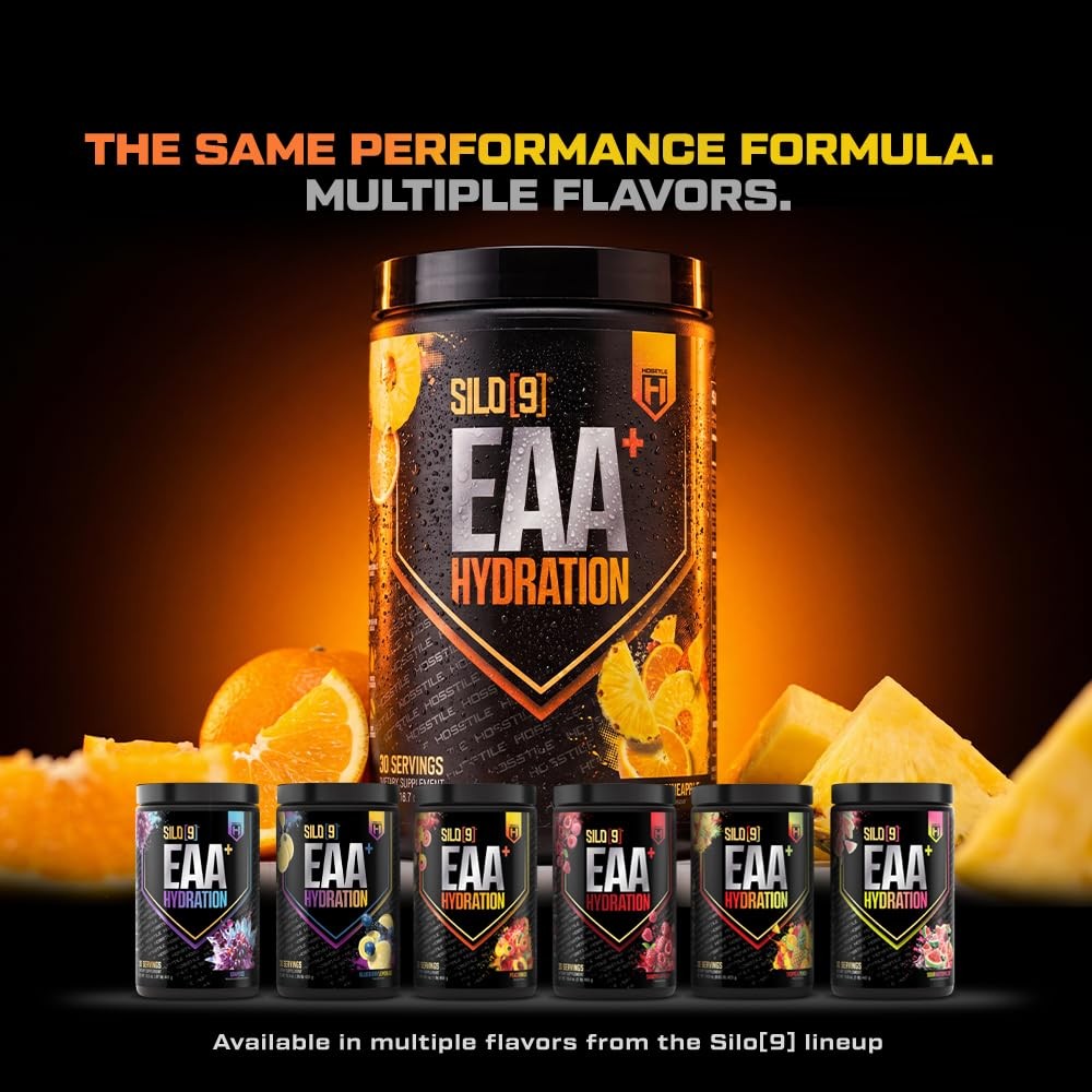 Hosstile Silo9 Eaa Amino Acids Electrolytes Eaa Bcaa Intra Workout Workout