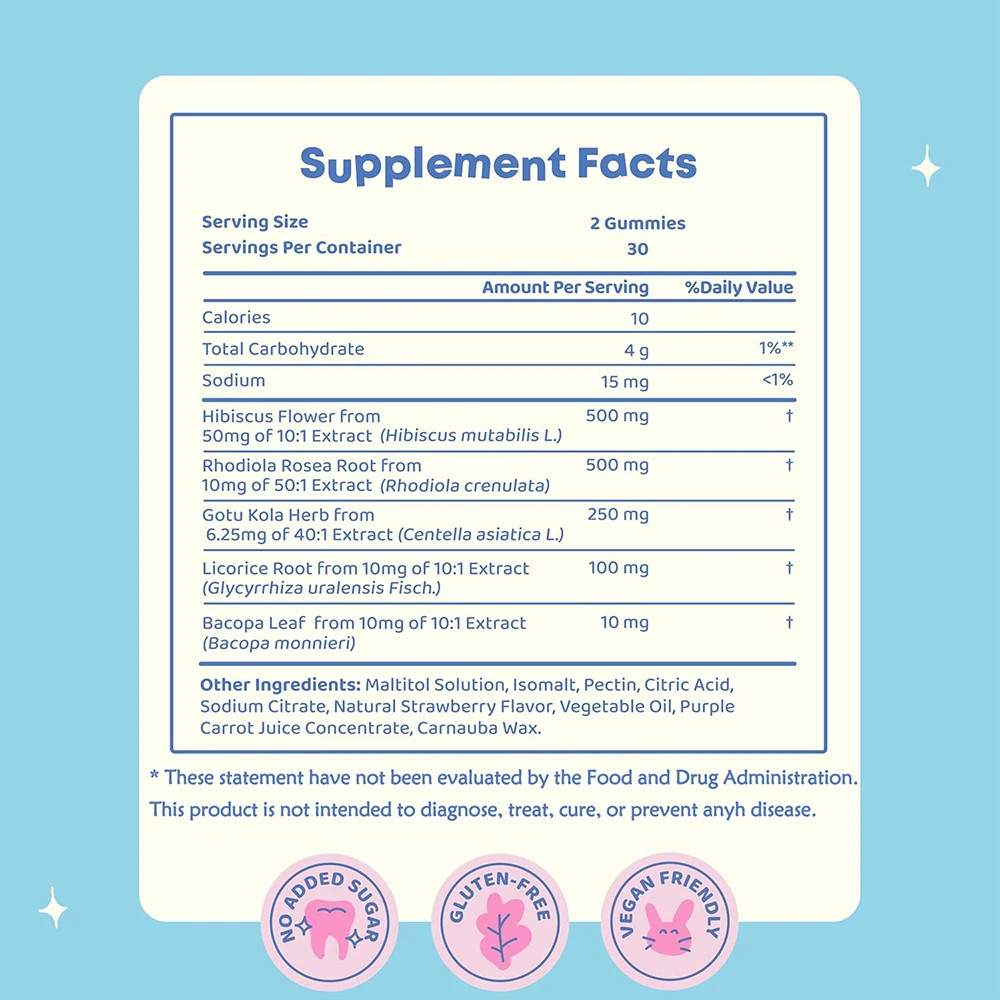 Mood Snacks Kids Saffron Gummies, Natural Support Supplements Offer Mood Berries