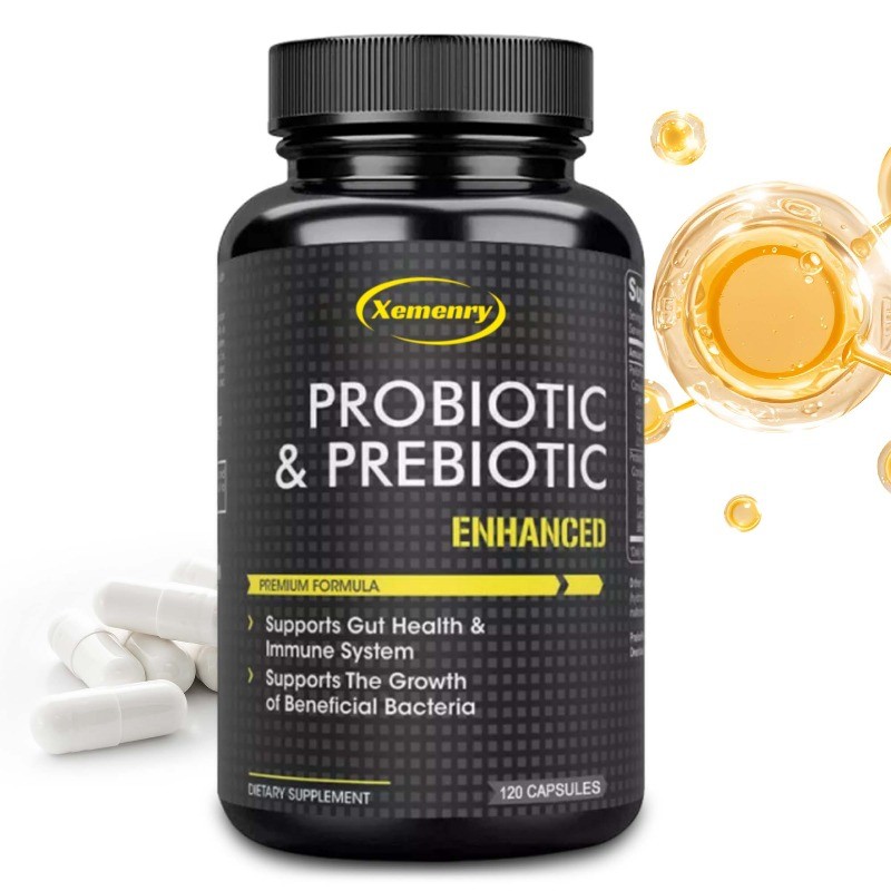 Probiotics and Prebiotics 120pcs,Improve Digestive Function, Nutrient Absorption