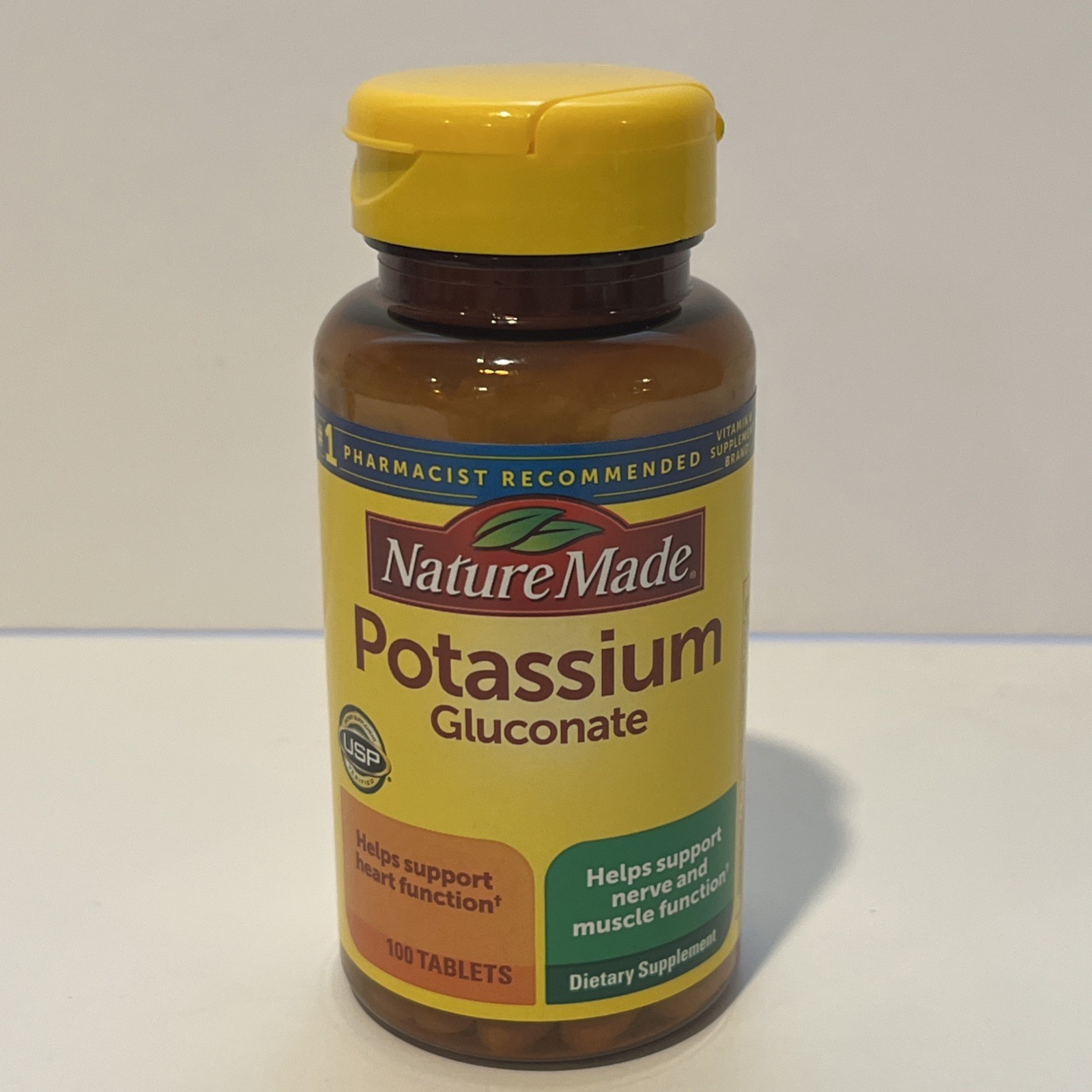 nature made potassium gluconate 100 tablets EXP 06/2029
