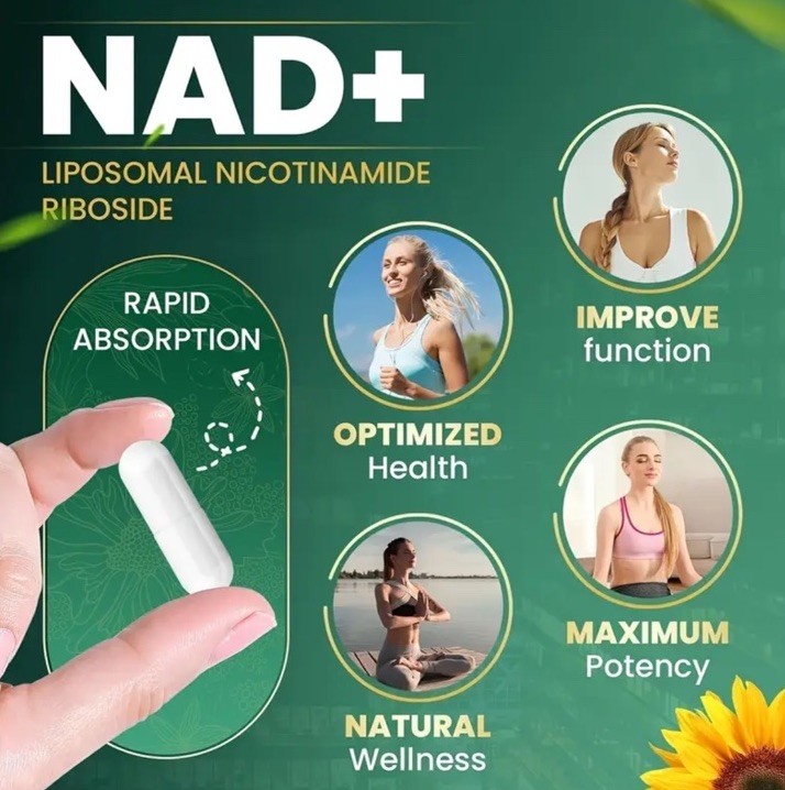 NAD+ Supplement for Anti-Aging Energy Resveratrol & Nicotinamide Riboside Focus