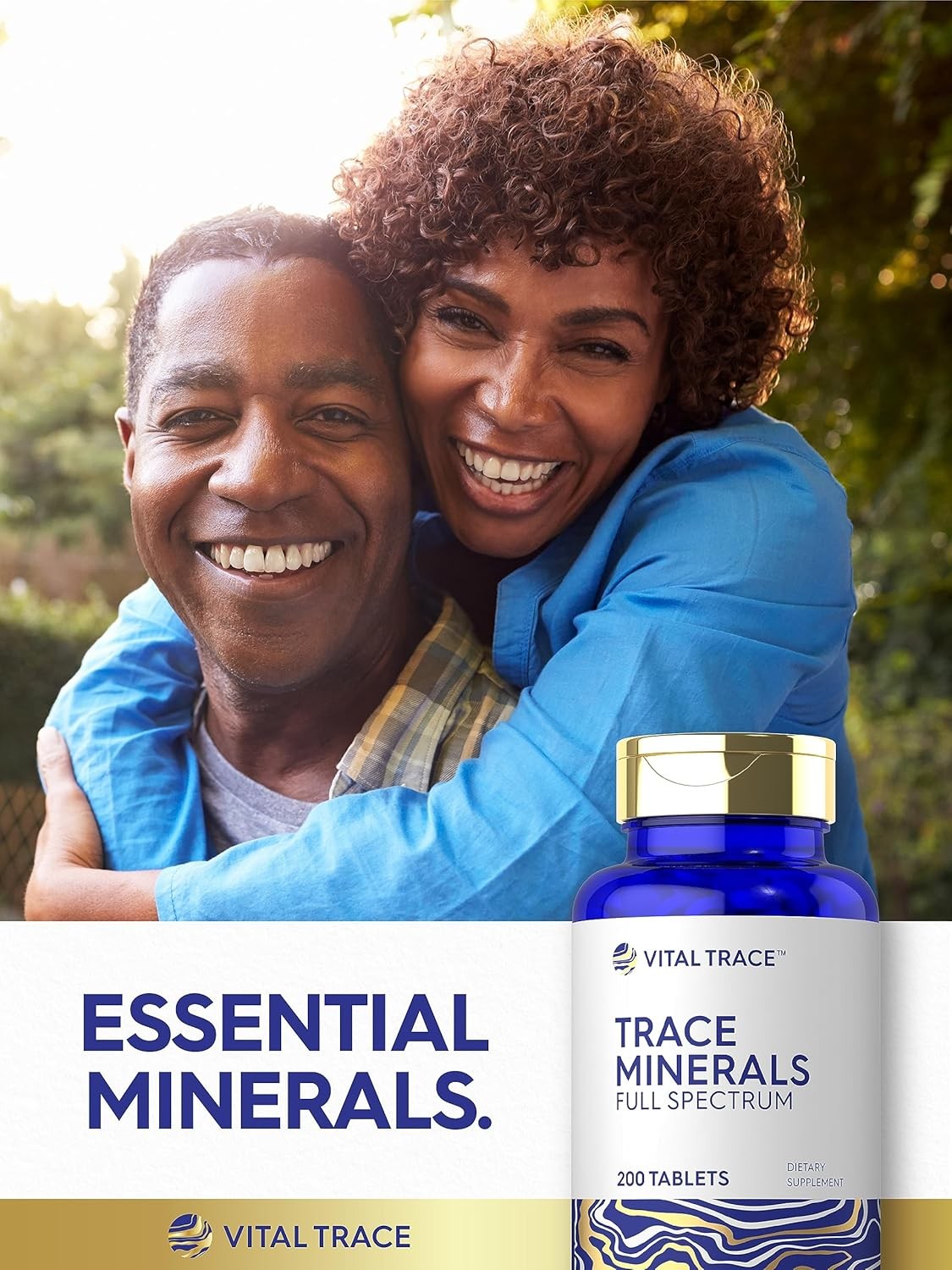 Carlyle Trace Minerals | 200 Tablets | Full Spectrum Supplement | Non-GMO & Glut