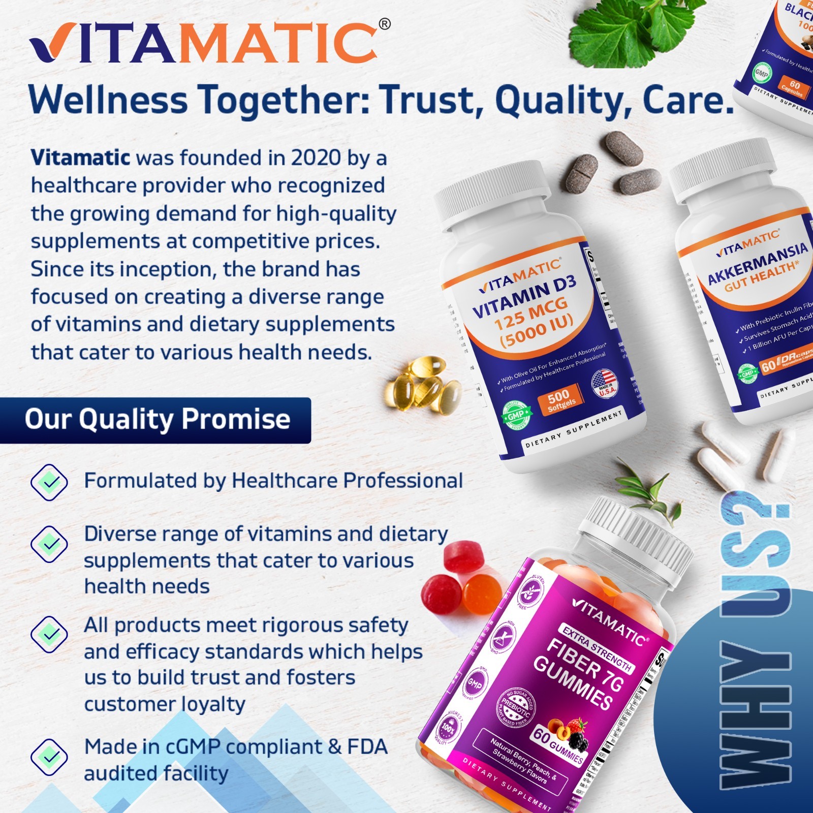 (3 Pack) Vitamatic Melatonin 60mg Fast Dissolve Tablets – 60 Vegan Tablets