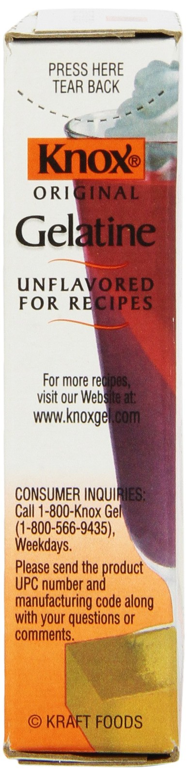 Unflavored Gelatin, 4 Count (Pack of 12)