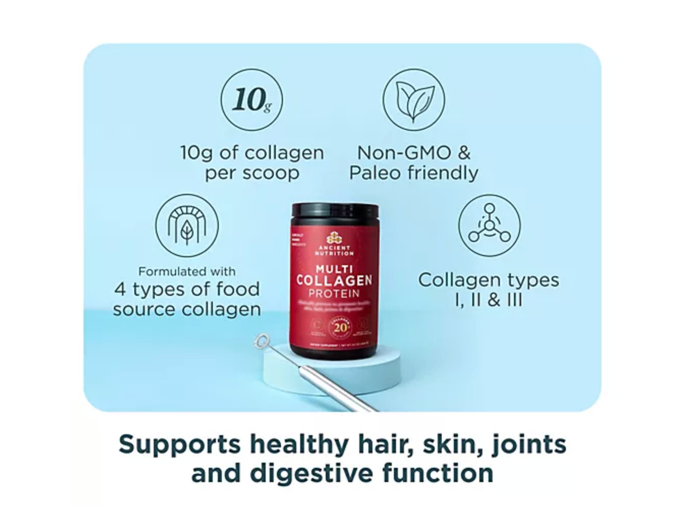 Ancient Nutrition Multi Collagen Protein 45 Servings