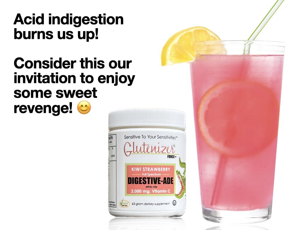 Sufficient C Glutenizer Force Plus Kiwi-Strawberry Digestive Drink Mix 2000mg