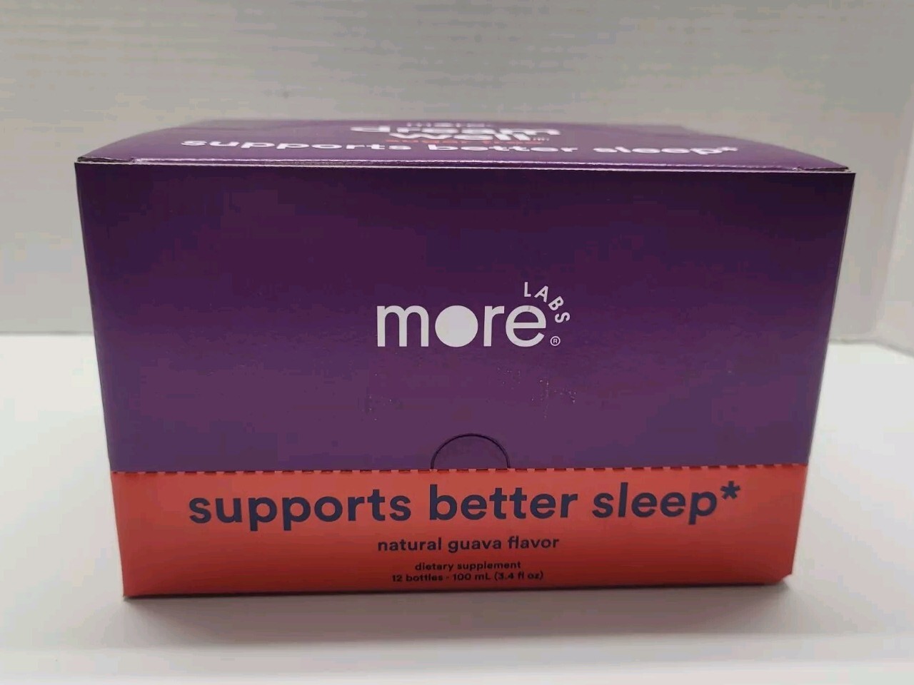 More Labs Dream Well, Liquid Drink Sleep Support 3.4 Fl Oz (Pack of 12)