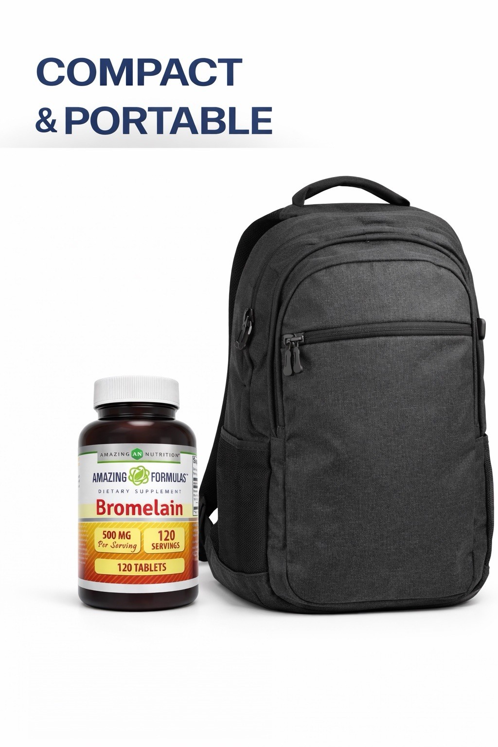 Bromelain 500mg “2 Pack “240 Tablets Digestive Enzyme Immune Support