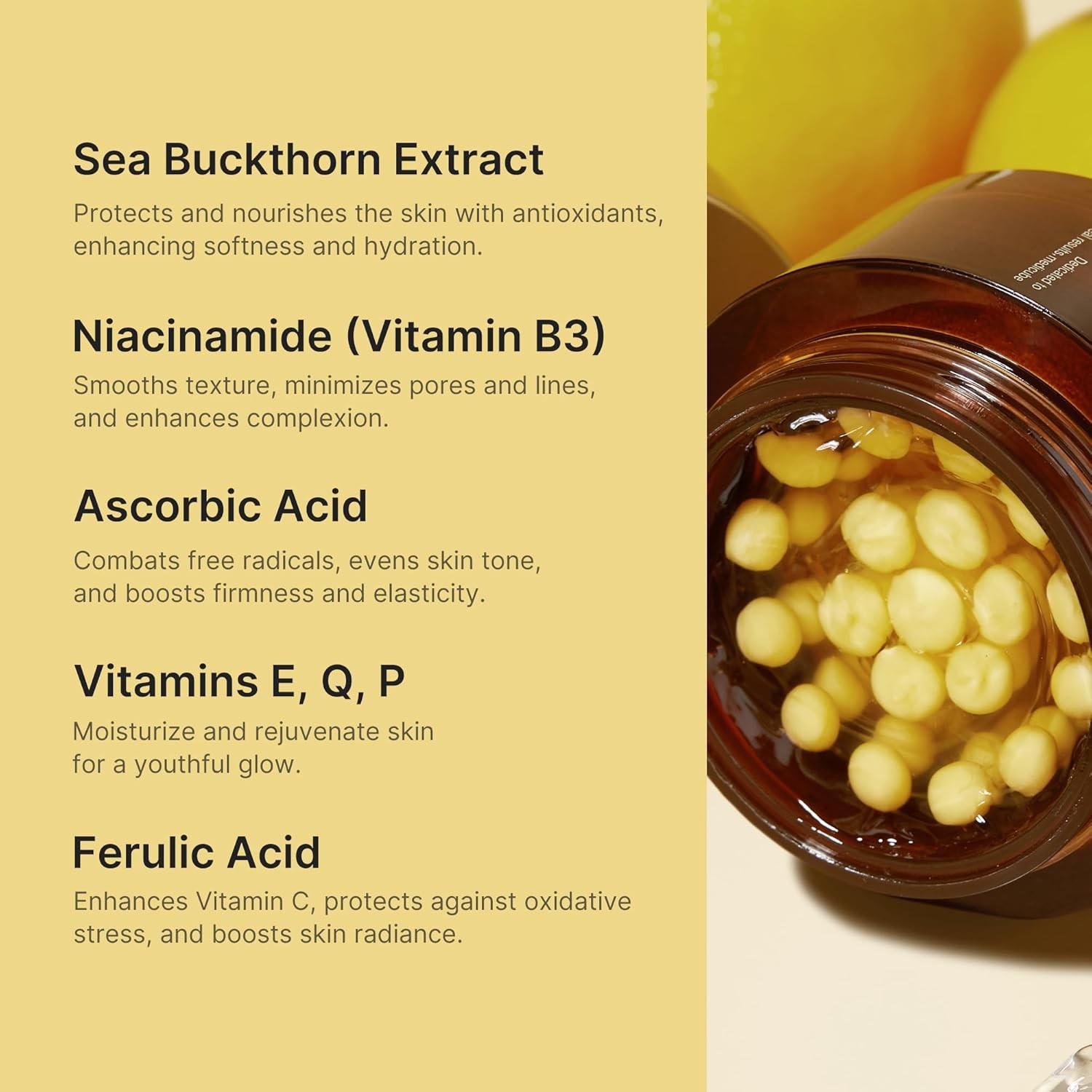 Capsule Cream with Deep Vitamin C | Hydrating Glow Gel Texture | 1.94 Oz
