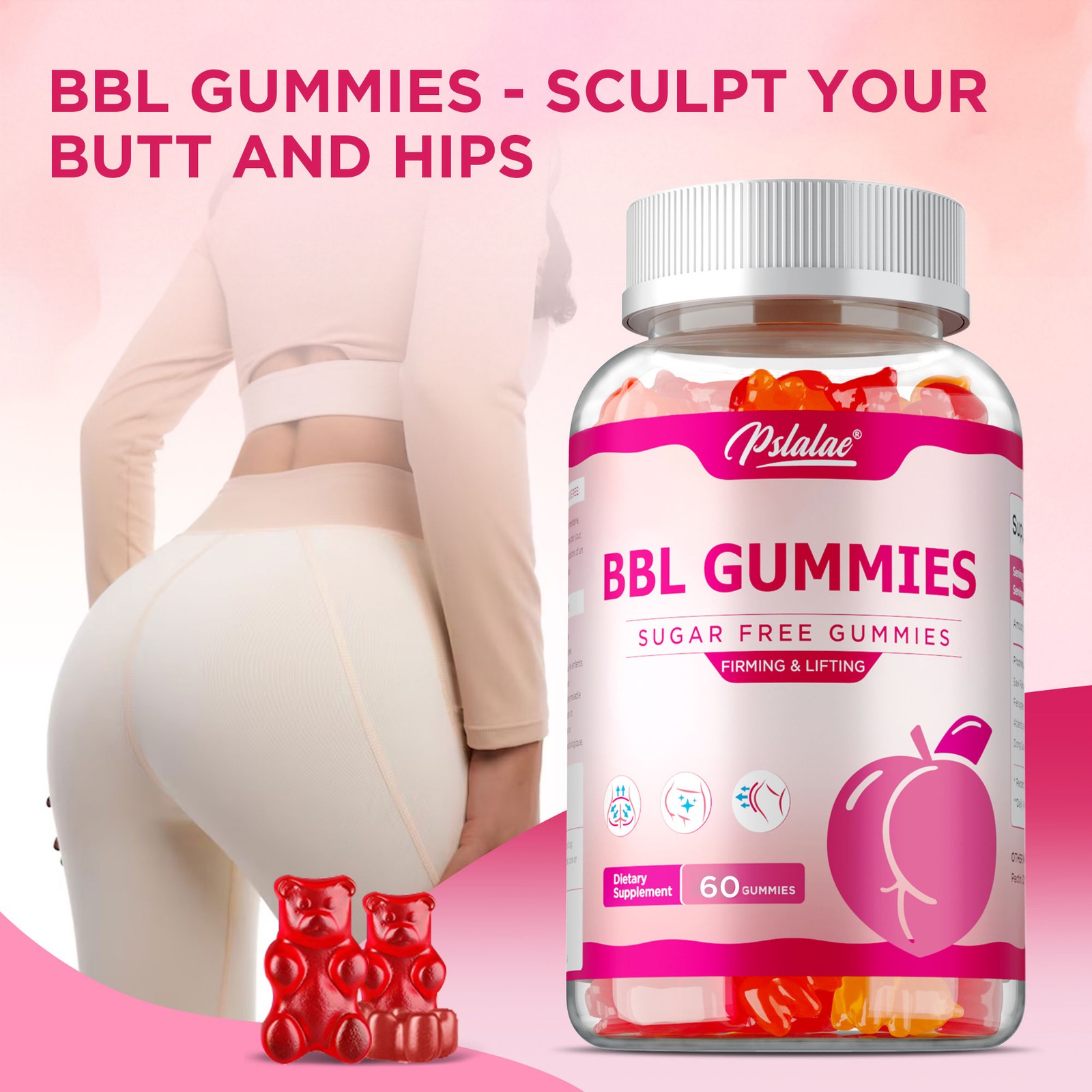 BBL Gummies – Promote Buttocks Growth and Development, Shape Buttocks Curves