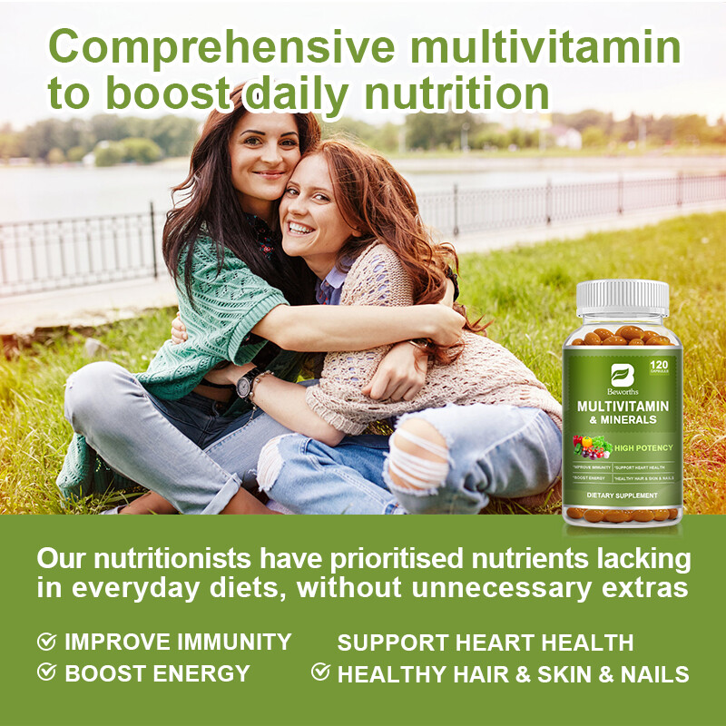 Multivitamin Highest Potency Daily Vitamins&Minerals Supplement 120 Capsules