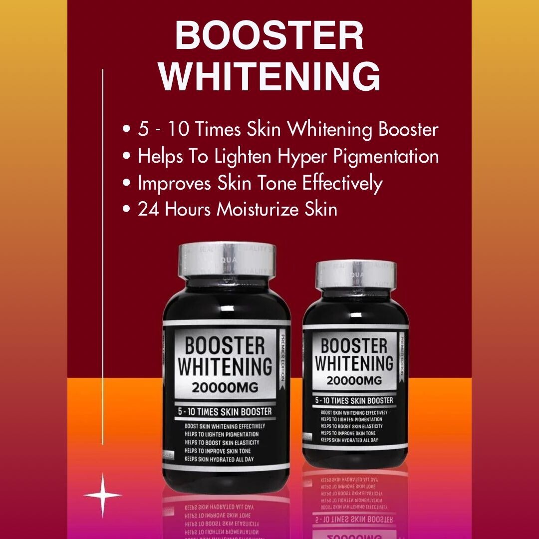 Premier Edition Booster Whitening 20000mg 50 caps skin booster + DEtox drink 8g