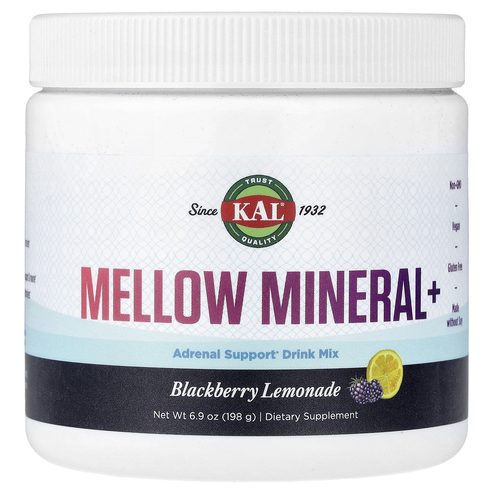 Mellow Mineral+, Blackberry Lemonade, 6.9 oz (198 g)