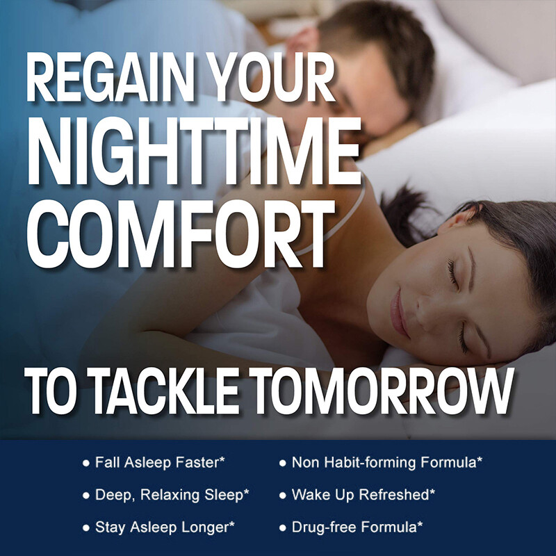 Qty30/60/120 Capsules For Sleep Support Supplement Relieve Stress Better Sleep