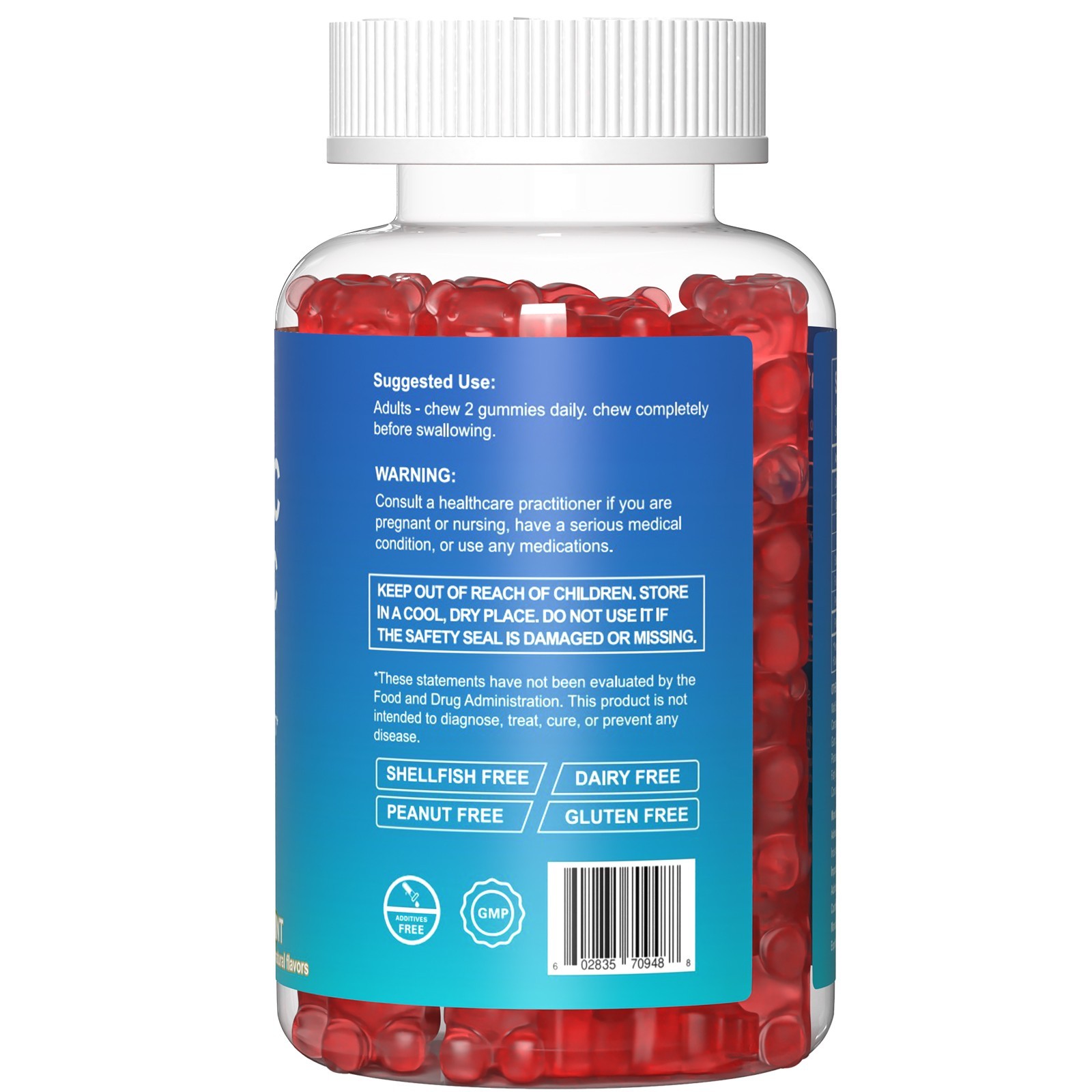 Digestive Advantage Daily Probiotics 120 Gummies EXP 2027, 2 Billion CFUs 2 Pack