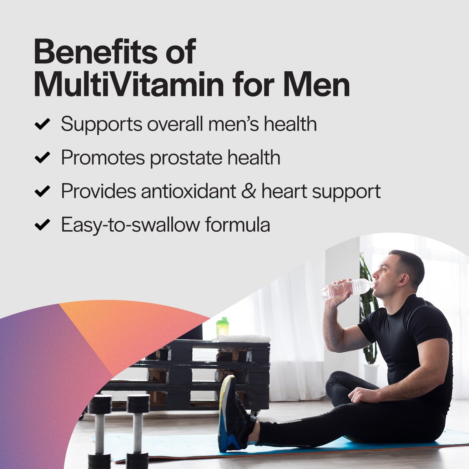 PureFormulas Multivitamin for Men – 90 Softgels